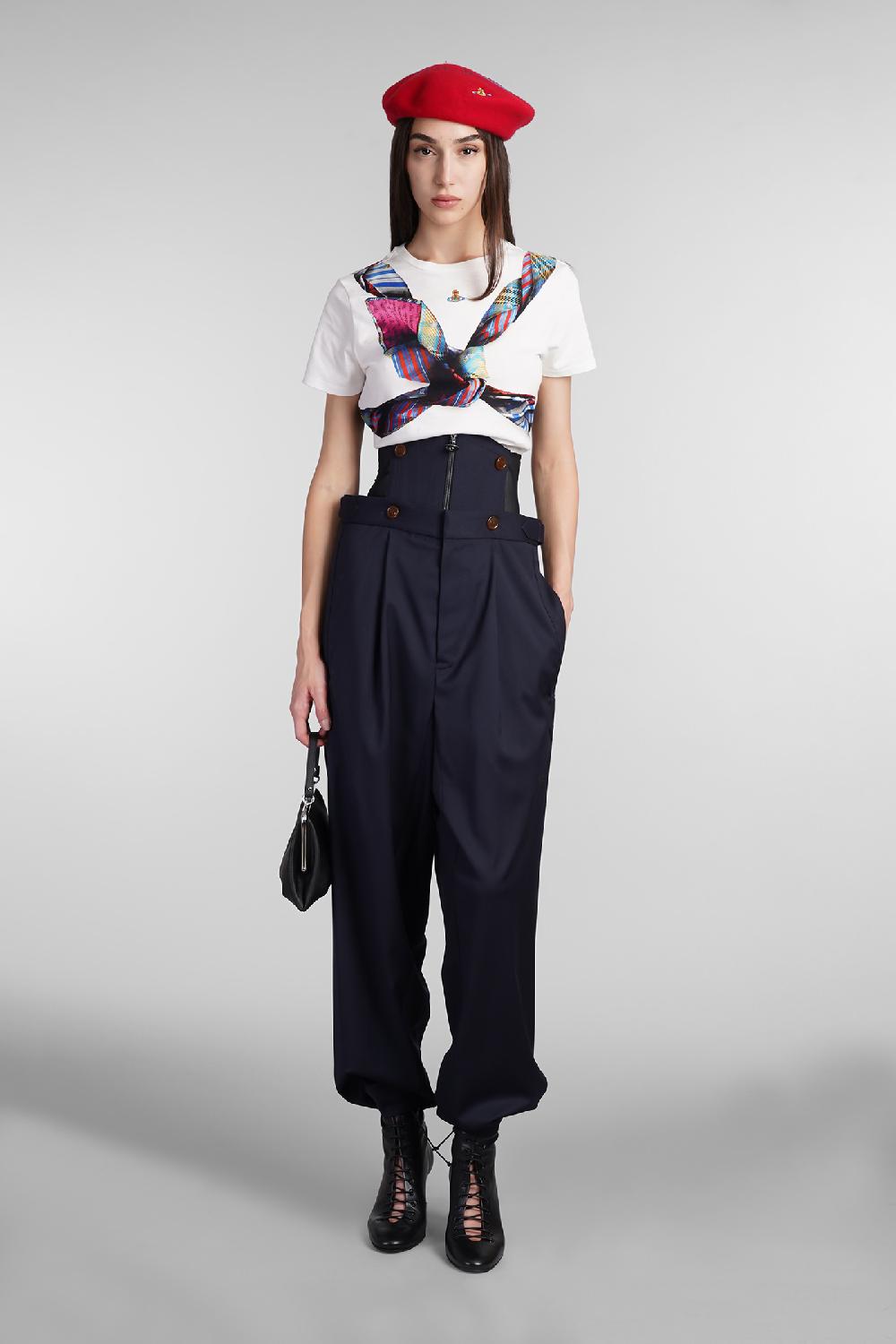 Deliberti Vivienne Westwood T-shirt Peru In Cotone Bianco Cod. 409384 - Deliberti The Luxury Shopping