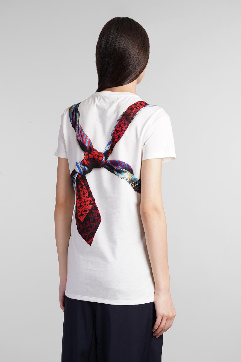 Deliberti Vivienne Westwood T-shirt Peru In Cotone Bianco Cod. 409384 - Deliberti The Luxury Shopping