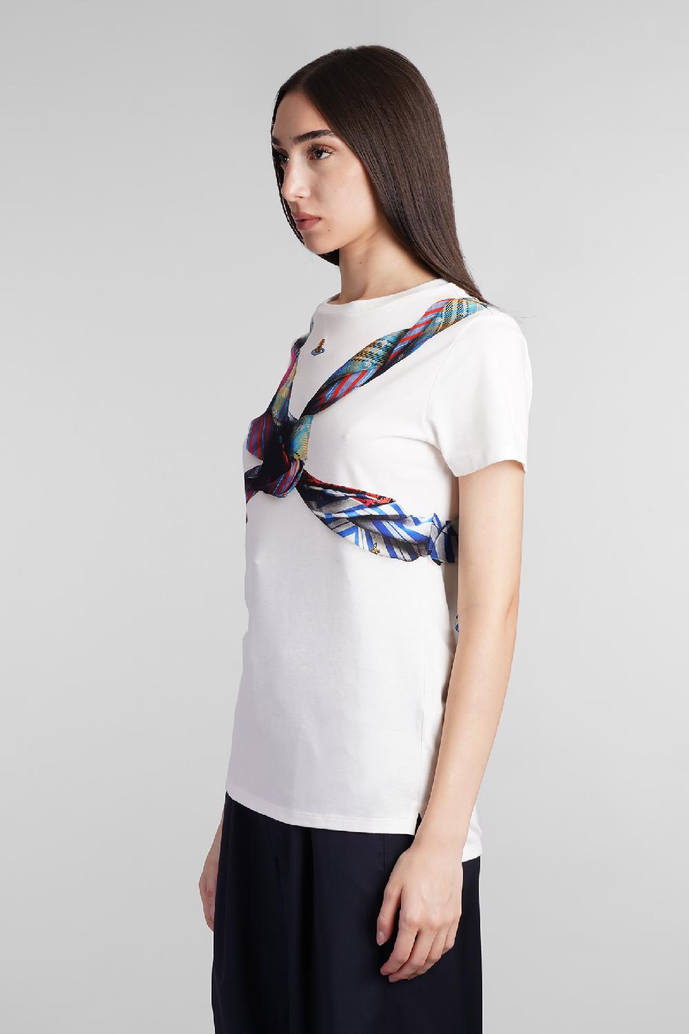 Deliberti Vivienne Westwood T-shirt Peru In Cotone Bianco Cod. 409384 - Deliberti The Luxury Shopping