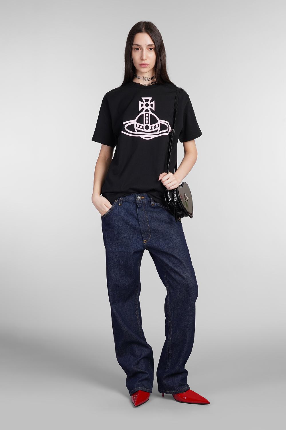 Deliberti Vivienne Westwood T-shirt Securite In Cotone Nero Cod. 404461 - Deliberti The Luxury Shopping
