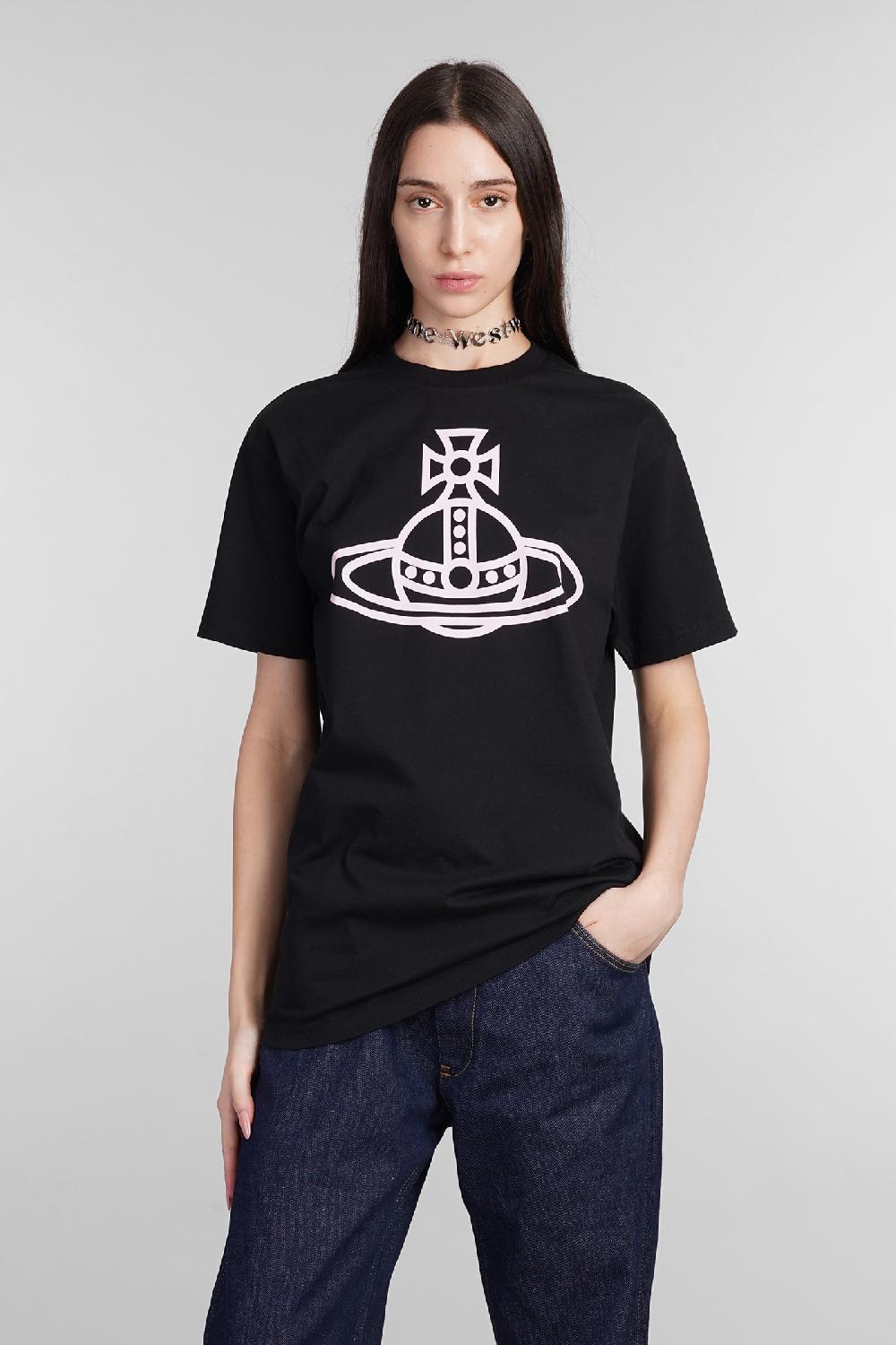 Deliberti Vivienne Westwood T-shirt securite in cotone nero cod. 404461 - Deliberti The Luxury Shopping