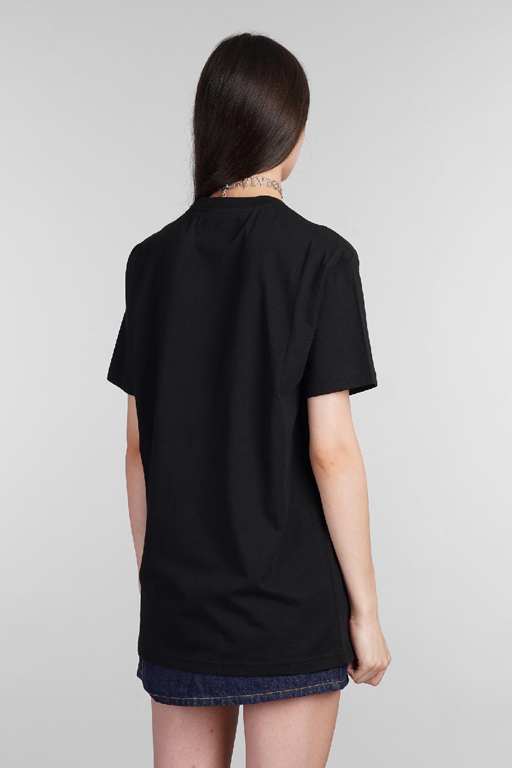 Deliberti Vivienne Westwood T-shirt Sunken Orb In Cotone Nero Cod. 404430 - Deliberti The Luxury Shopping