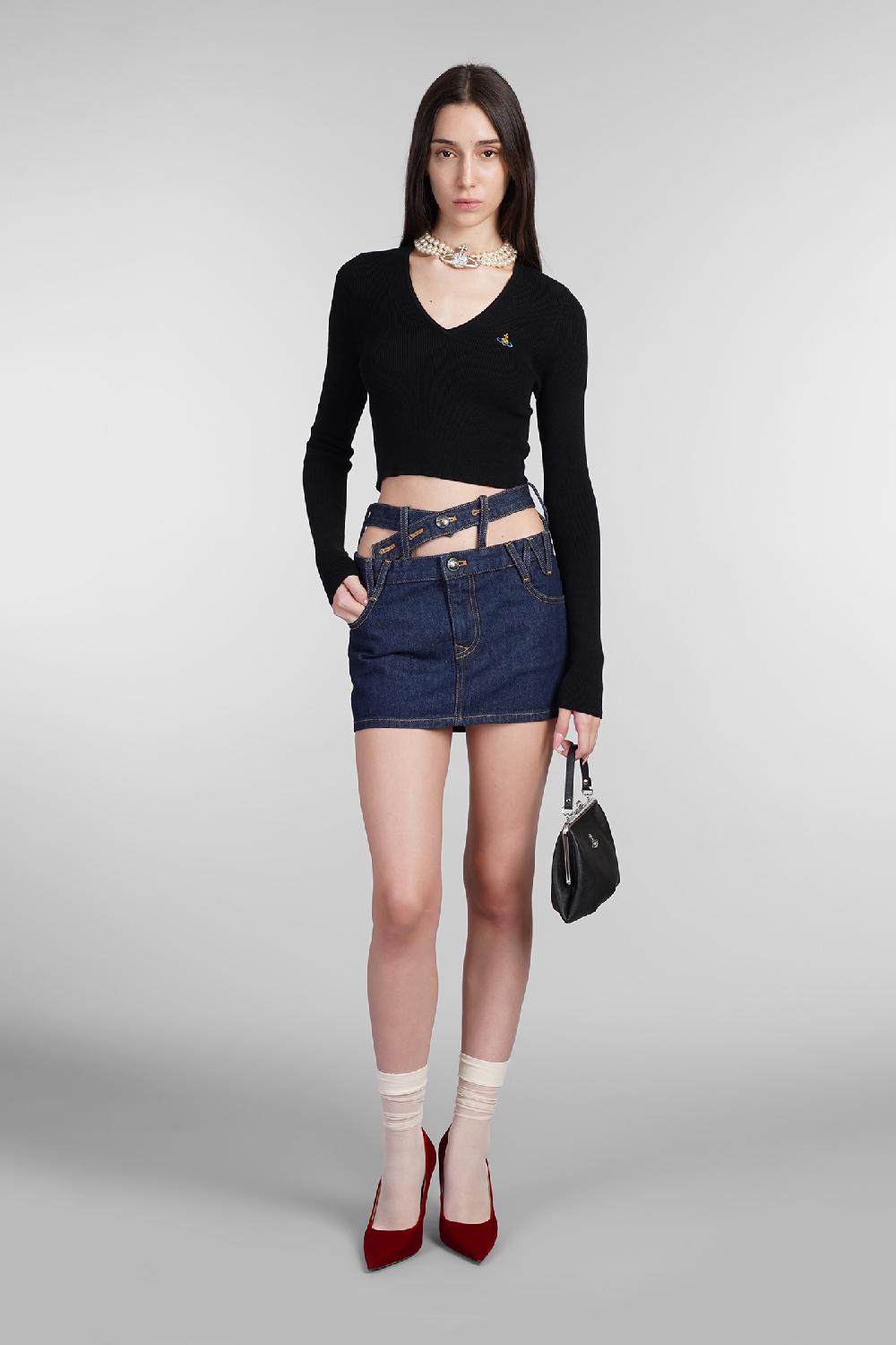 Deliberti Vivienne Westwood Topwear Bea In Cotone Nero Cod. 404456 - Deliberti The Luxury Shopping