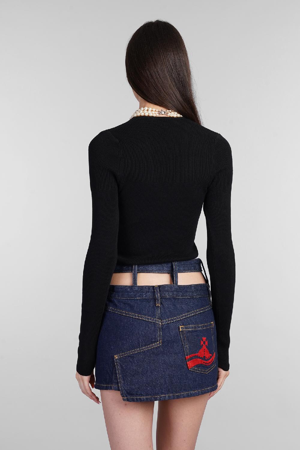 Deliberti Vivienne Westwood Topwear Bea In Cotone Nero Cod. 404456 - Deliberti The Luxury Shopping