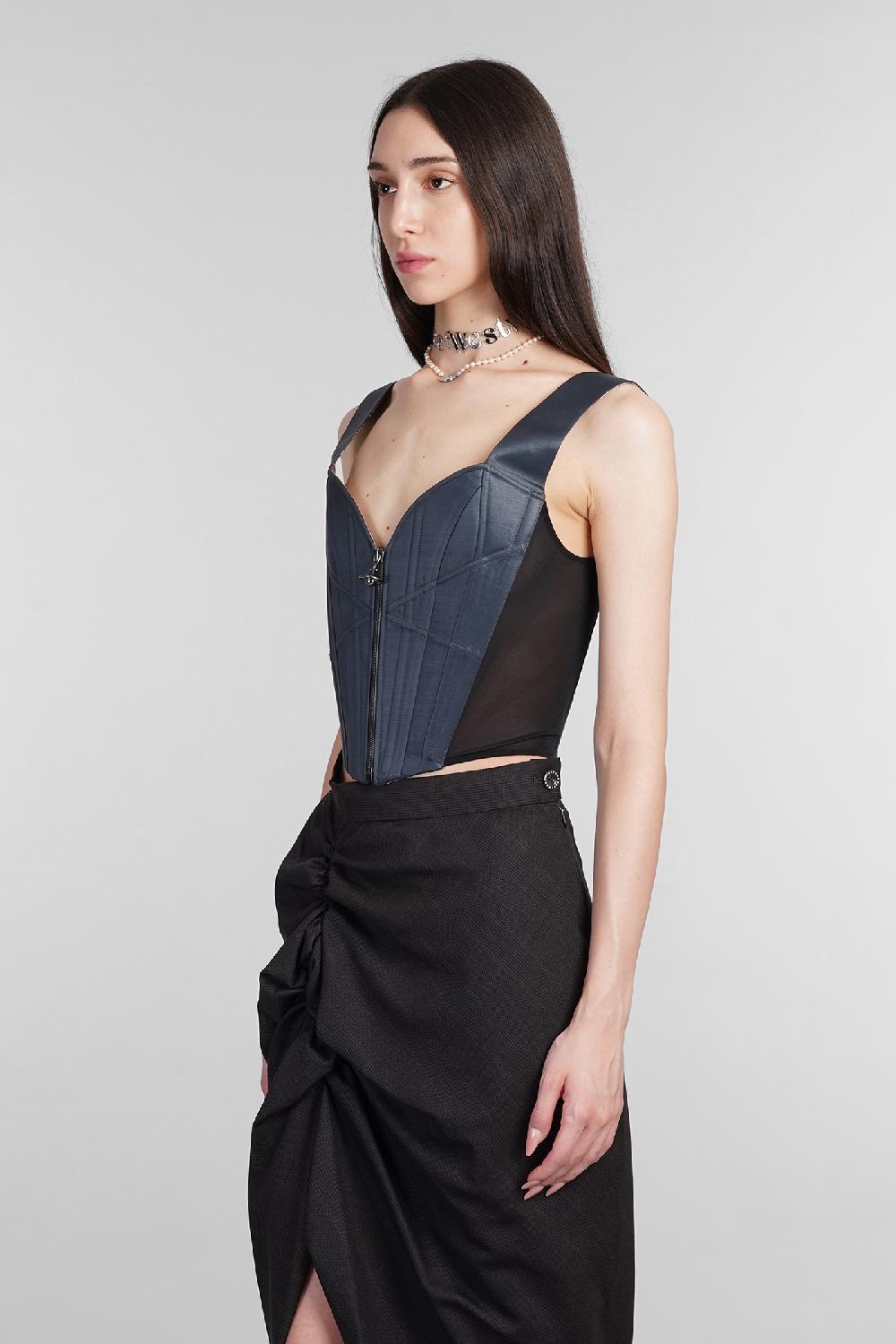 Deliberti Vivienne Westwood Topwear In Lino Grigio Cod. 404481 - Deliberti The Luxury Shopping