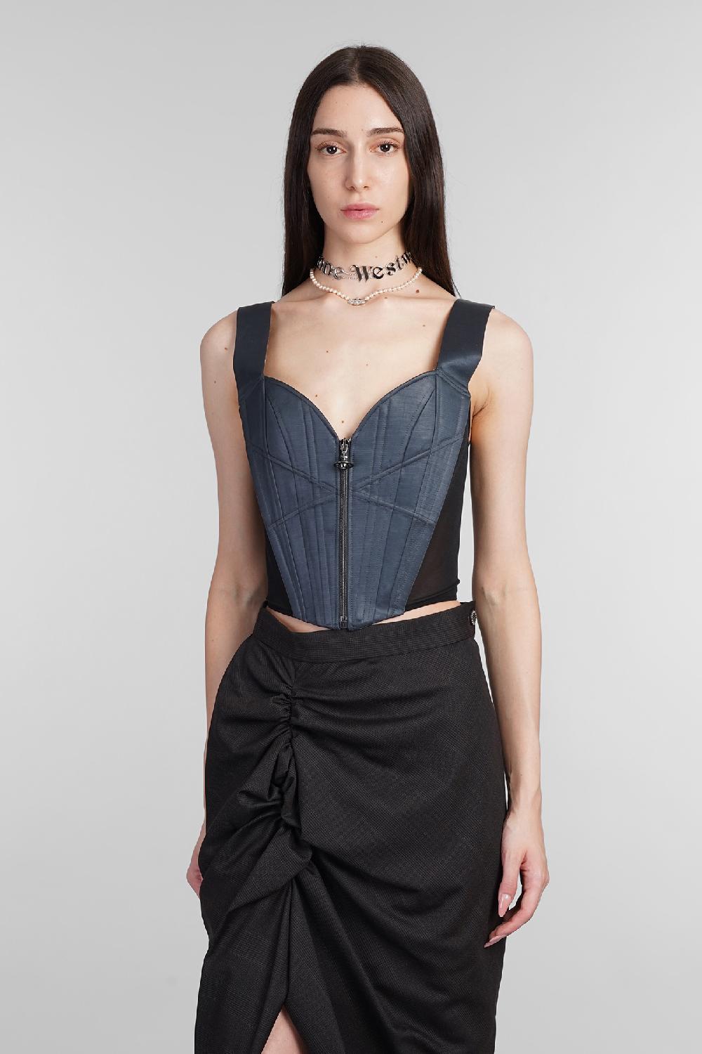 Deliberti Vivienne Westwood Topwear in lino grigio cod. 404481 - Deliberti The Luxury Shopping