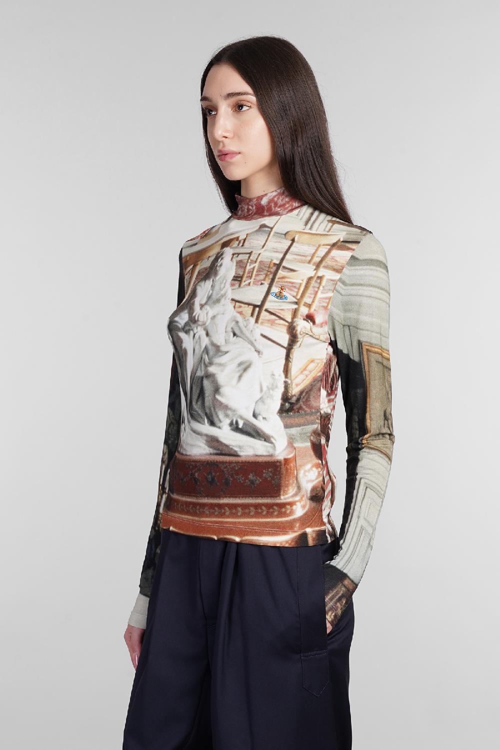 Deliberti Vivienne Westwood Topwear In Viscosa Multicolor Cod. 404458 - Deliberti The Luxury Shopping