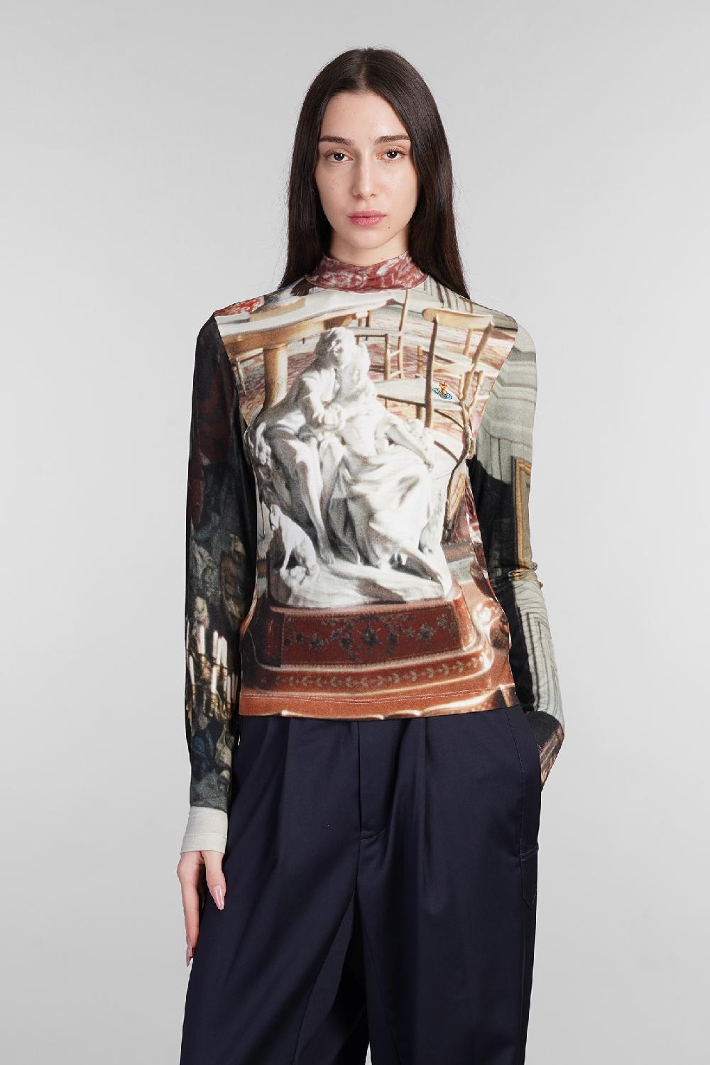 Deliberti Vivienne Westwood Topwear in viscosa multicolor cod. 404458 - Deliberti The Luxury Shopping