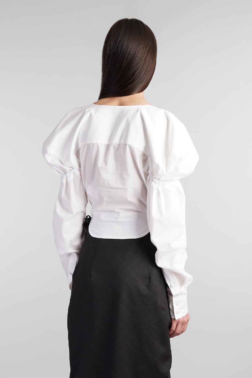 Deliberti Vivienne Westwood Topwear Kate In Cotone Bianco Cod. 409385 - Deliberti The Luxury Shopping