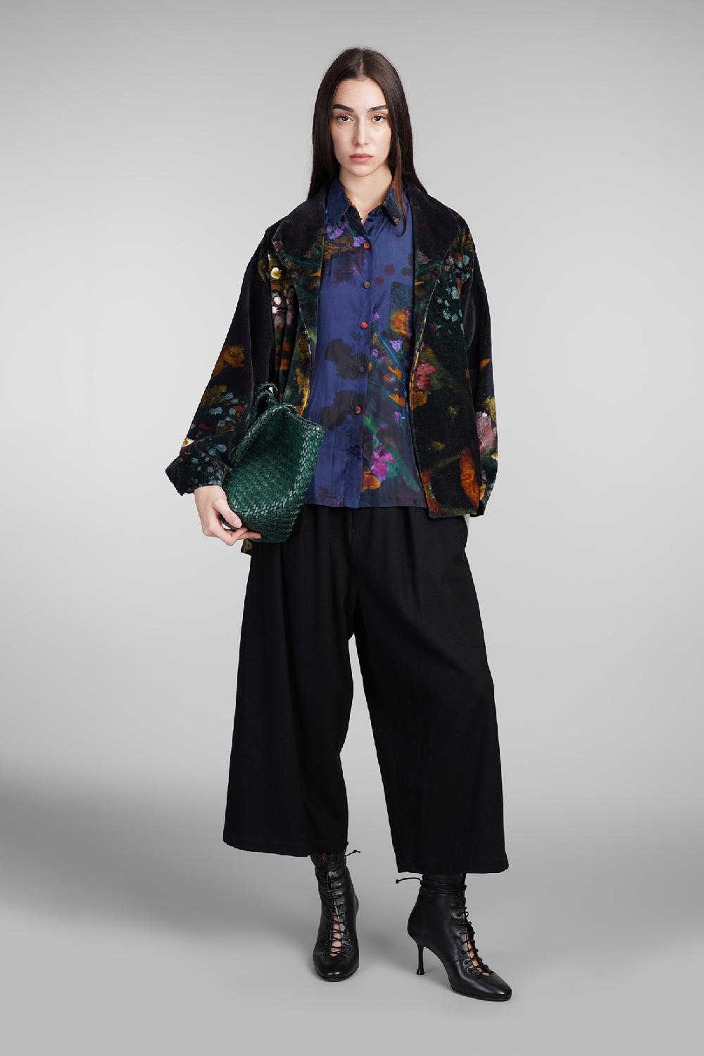 Deliberti YAVI Camicia In Seta Blu Cod. 409335 - Deliberti The Luxury Shopping