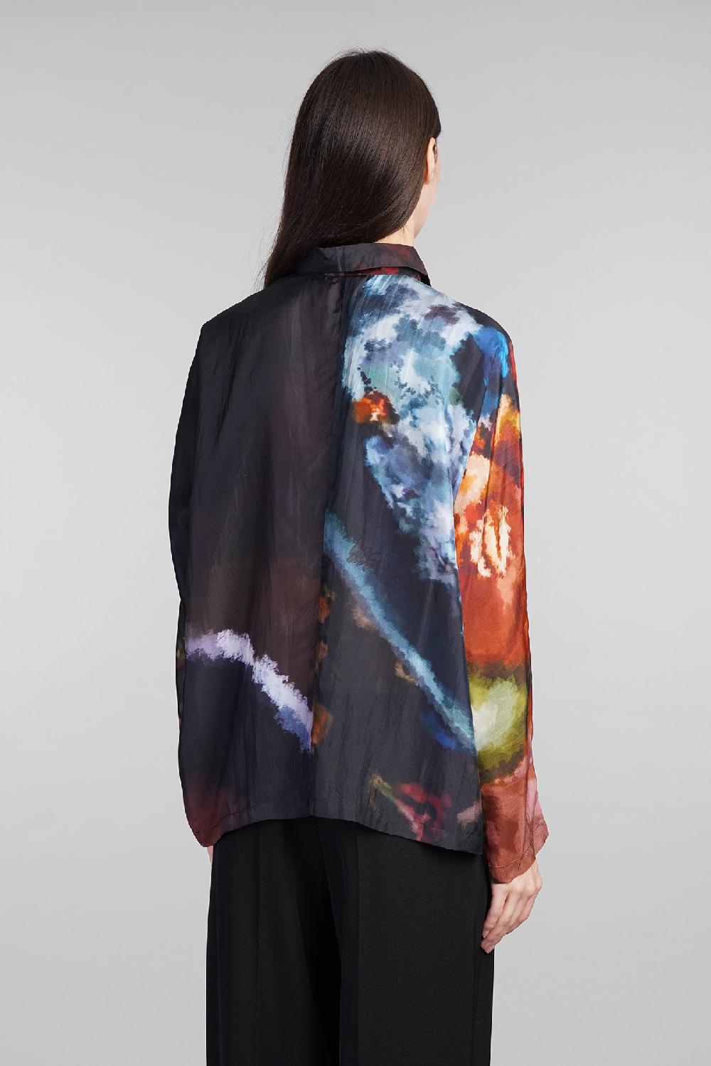 Deliberti YAVI Camicia In Seta Nera Cod. 409336 - Deliberti The Luxury Shopping