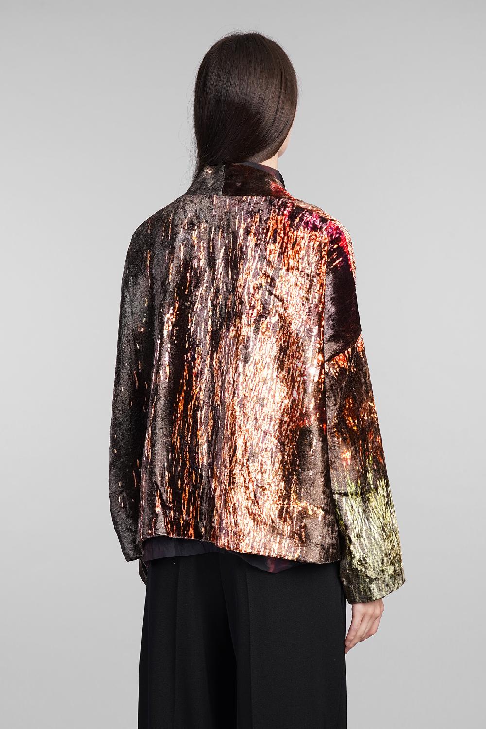 Deliberti YAVI Giacca Casual In Seta Multicolor Cod. 409333 - Deliberti The Luxury Shopping