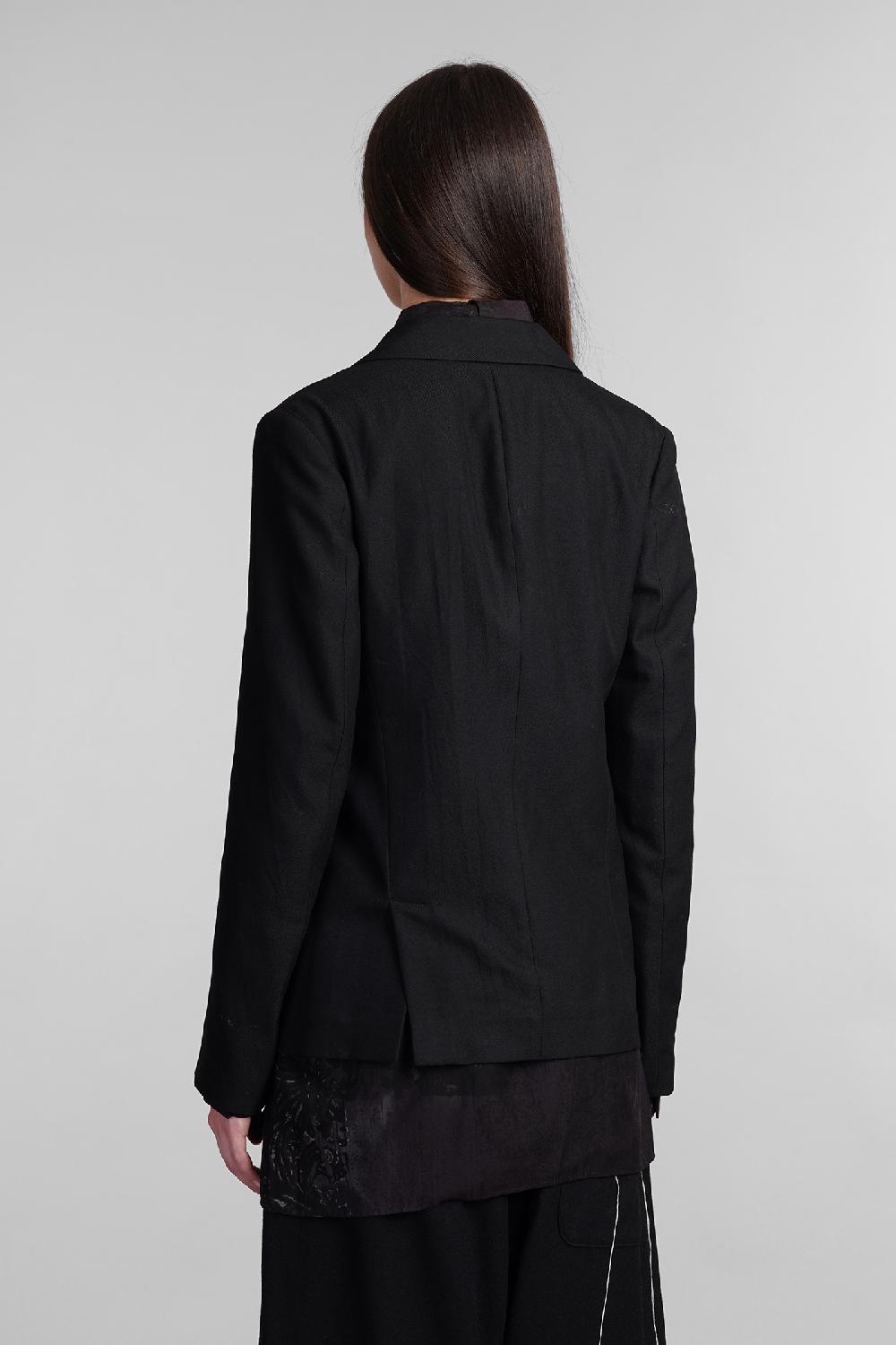 Deliberti Ys Yohji Yamamoto Blazer In Rayon Nero Cod. 405575 - Deliberti The Luxury Shopping