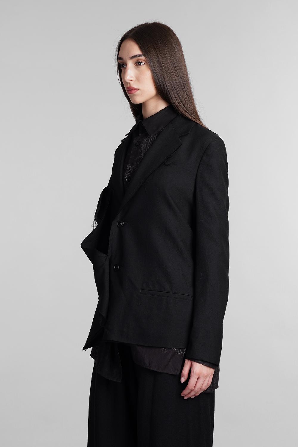 Deliberti Ys Yohji Yamamoto Blazer In Rayon Nero Cod. 405575 - Deliberti The Luxury Shopping