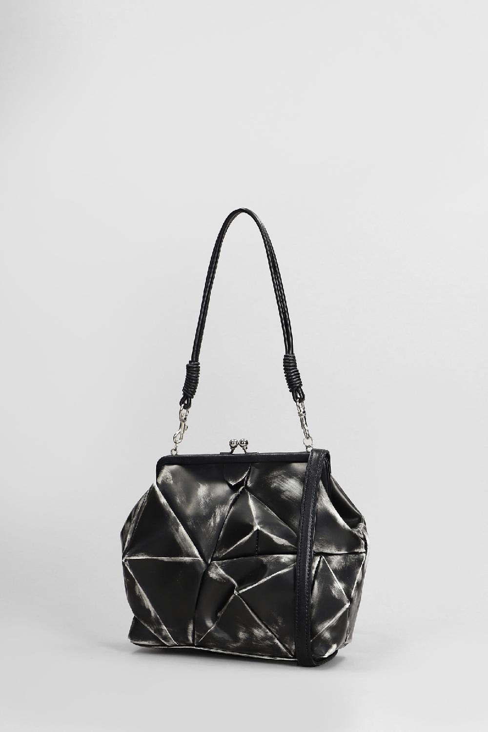 Deliberti Ys Yohji Yamamoto Borsa A Spalla In Pelle Nera Cod. 408167 - Deliberti The Luxury Shopping