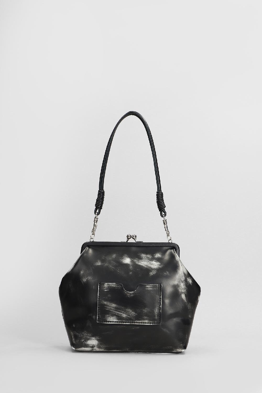 Deliberti Ys Yohji Yamamoto Borsa A Spalla In Pelle Nera Cod. 408167 - Deliberti The Luxury Shopping