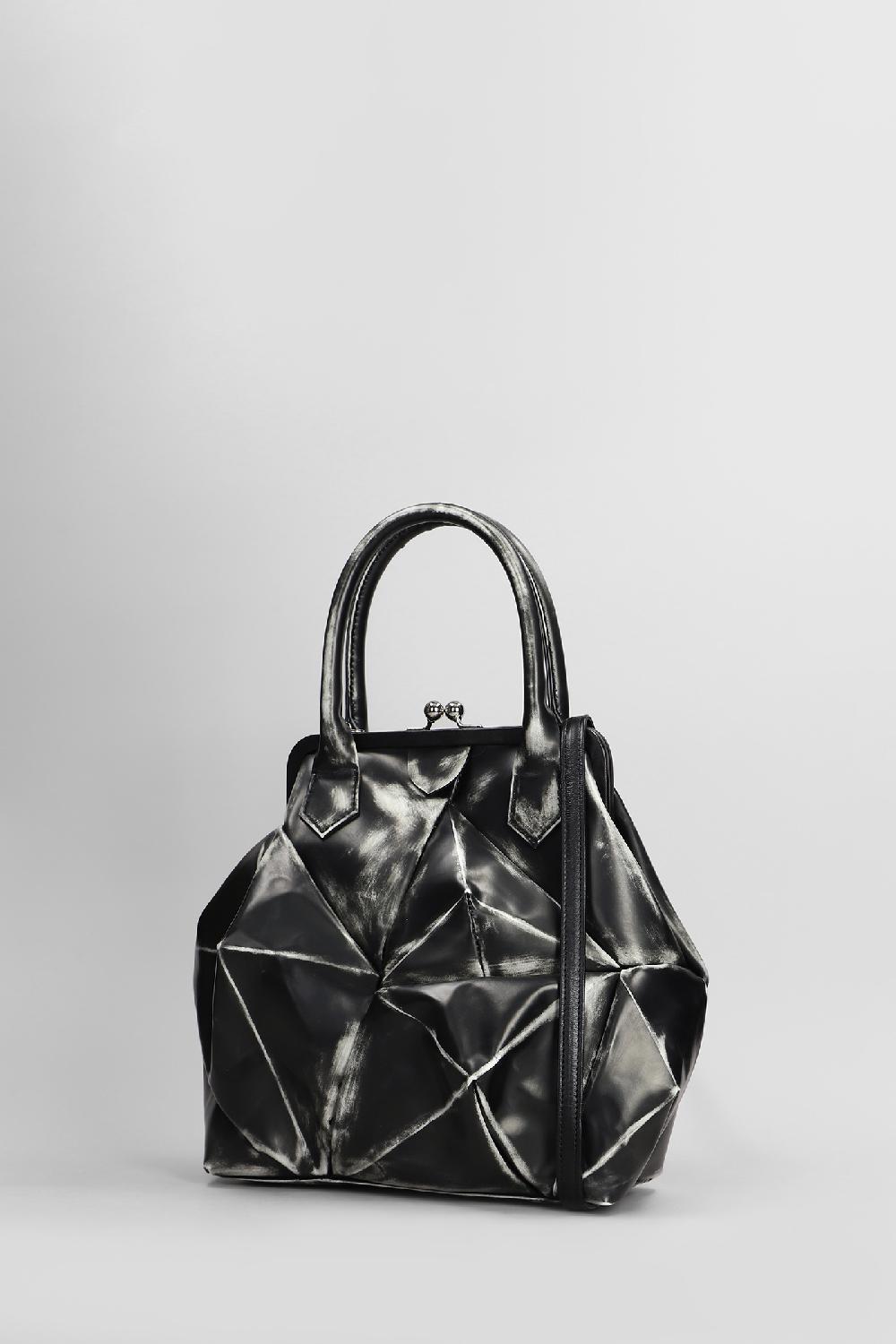 Deliberti Ys Yohji Yamamoto Borsa A Spalla In Pelle Nera Cod. 408168 - Deliberti The Luxury Shopping