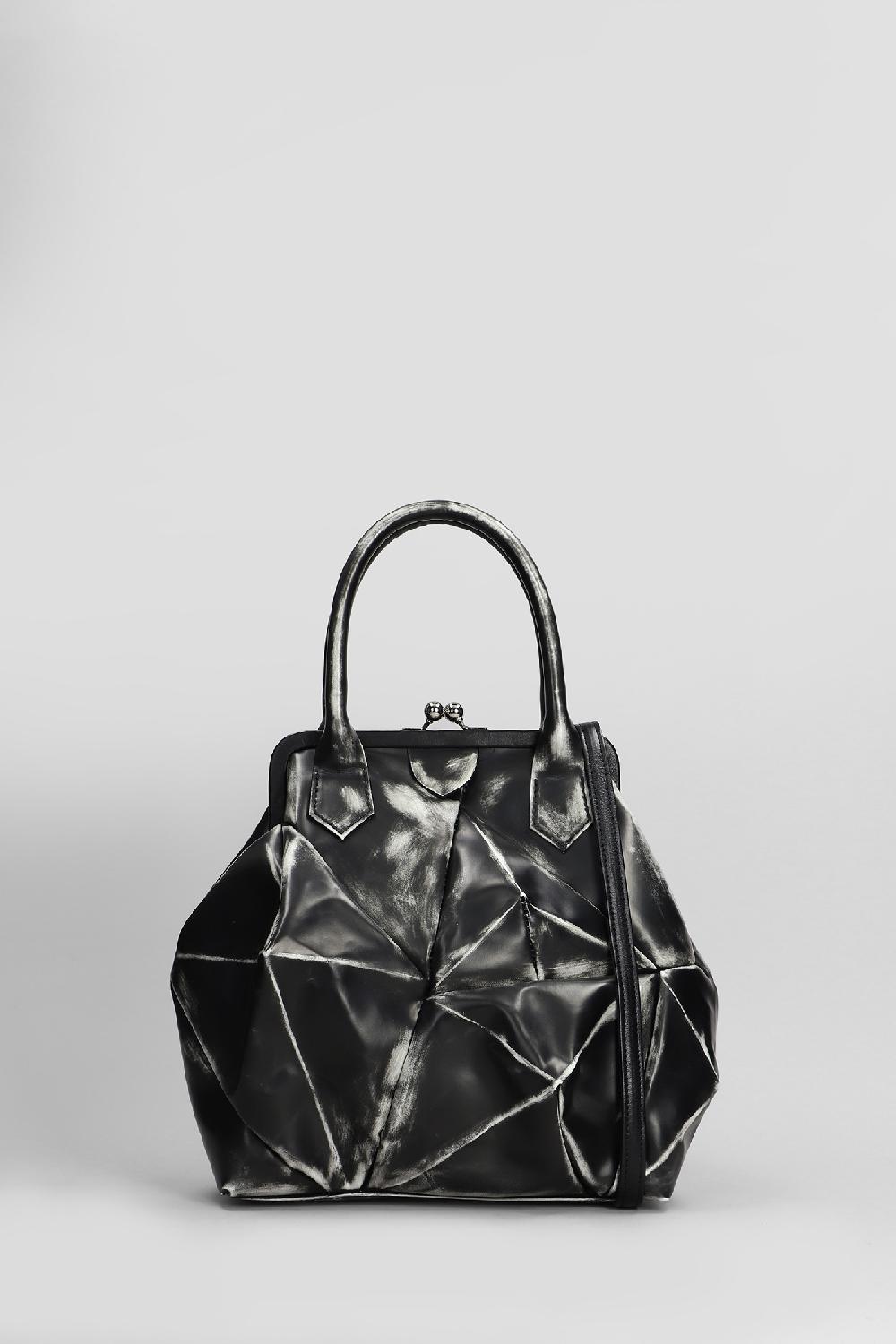 Deliberti Ys Yohji Yamamoto Borsa a spalla in pelle nera cod. 408168 - Deliberti The Luxury Shopping