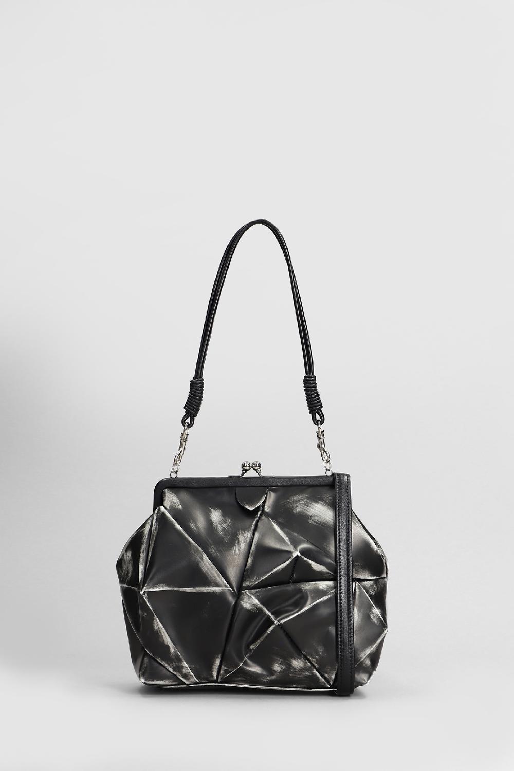 Deliberti Ys Yohji Yamamoto Borsa a spalla in pelle nera cod. 408167 - Deliberti The Luxury Shopping