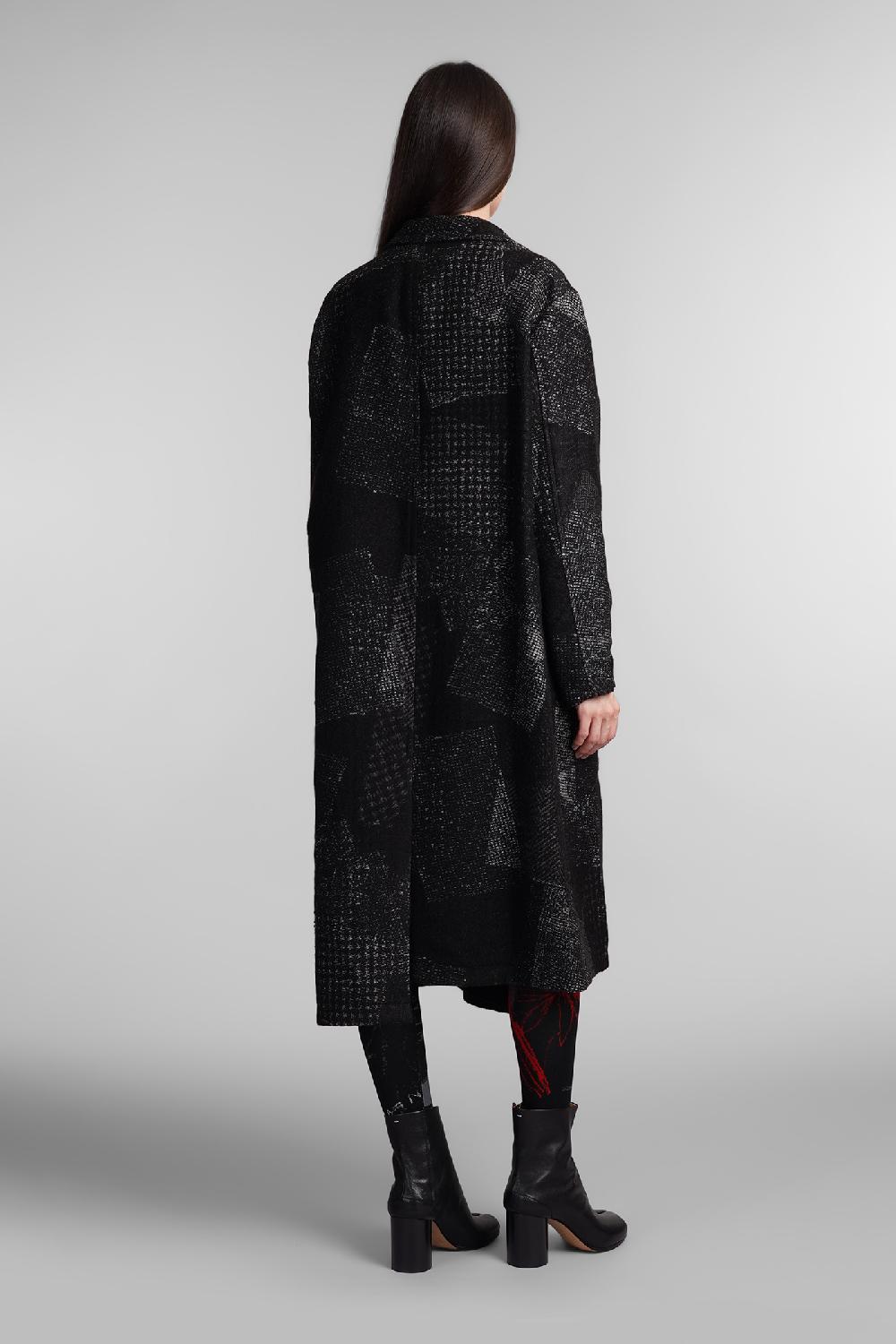 Deliberti Ys Yohji Yamamoto Cappotto In Lana Nera Cod. 405574 - Deliberti The Luxury Shopping