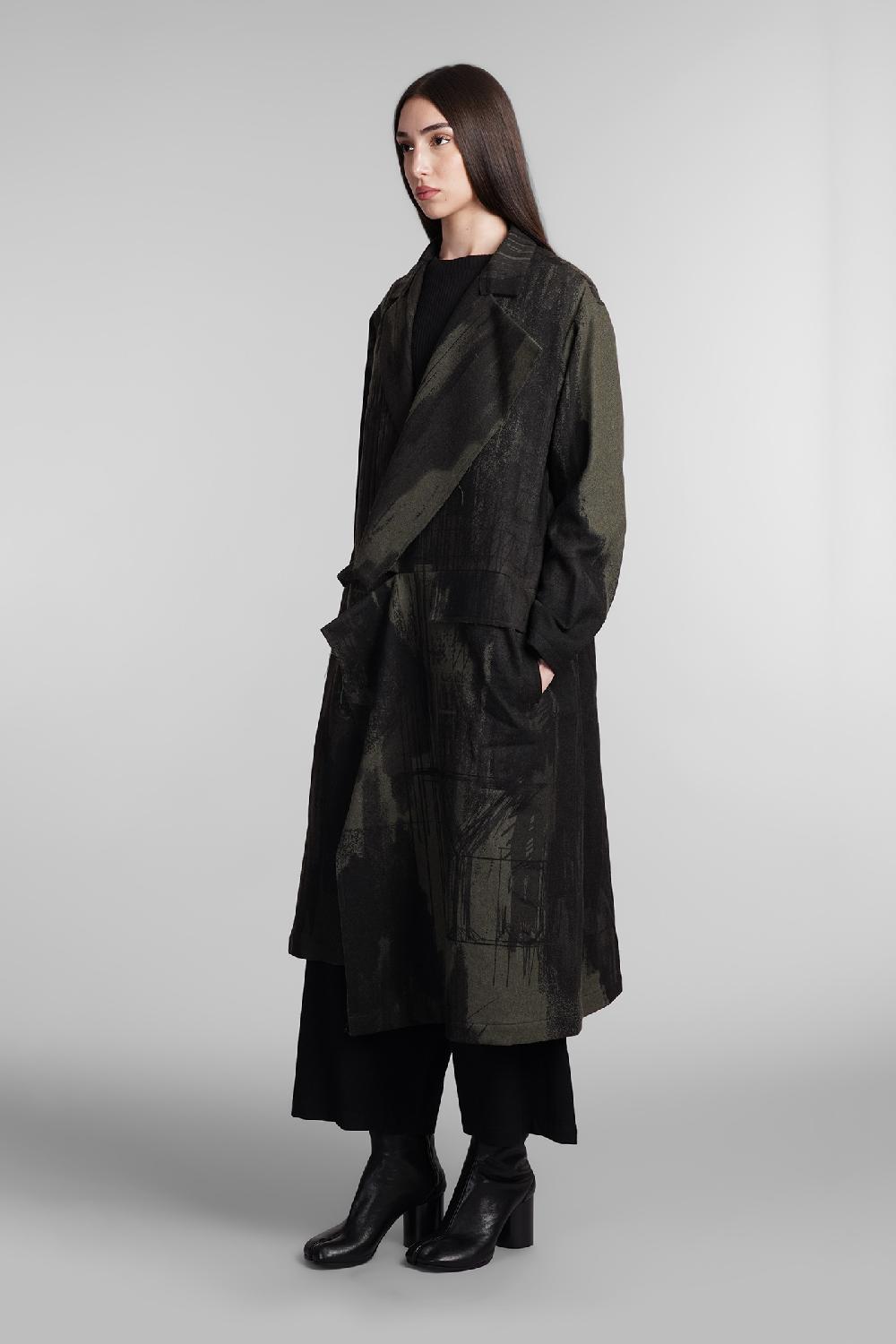 Deliberti Ys Yohji Yamamoto Cappotto In Lana Nera Cod. 406131 - Deliberti The Luxury Shopping