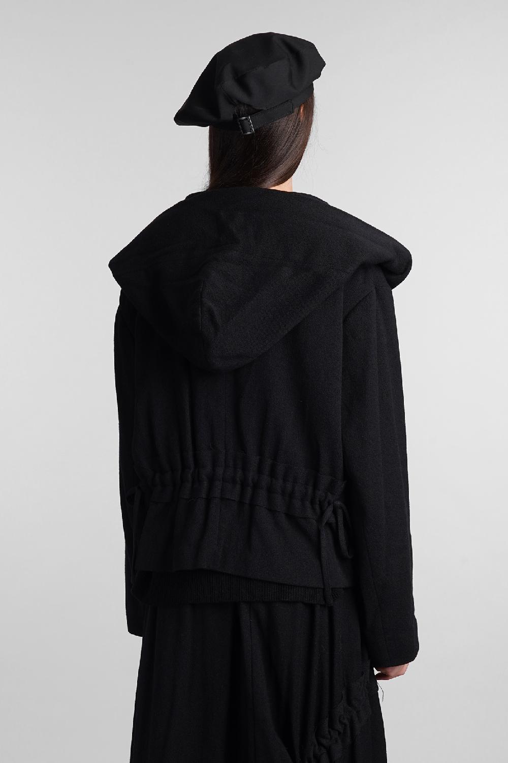 Deliberti Ys Yohji Yamamoto Giacca Casual In Lana Nera Cod. 408169 - Deliberti The Luxury Shopping