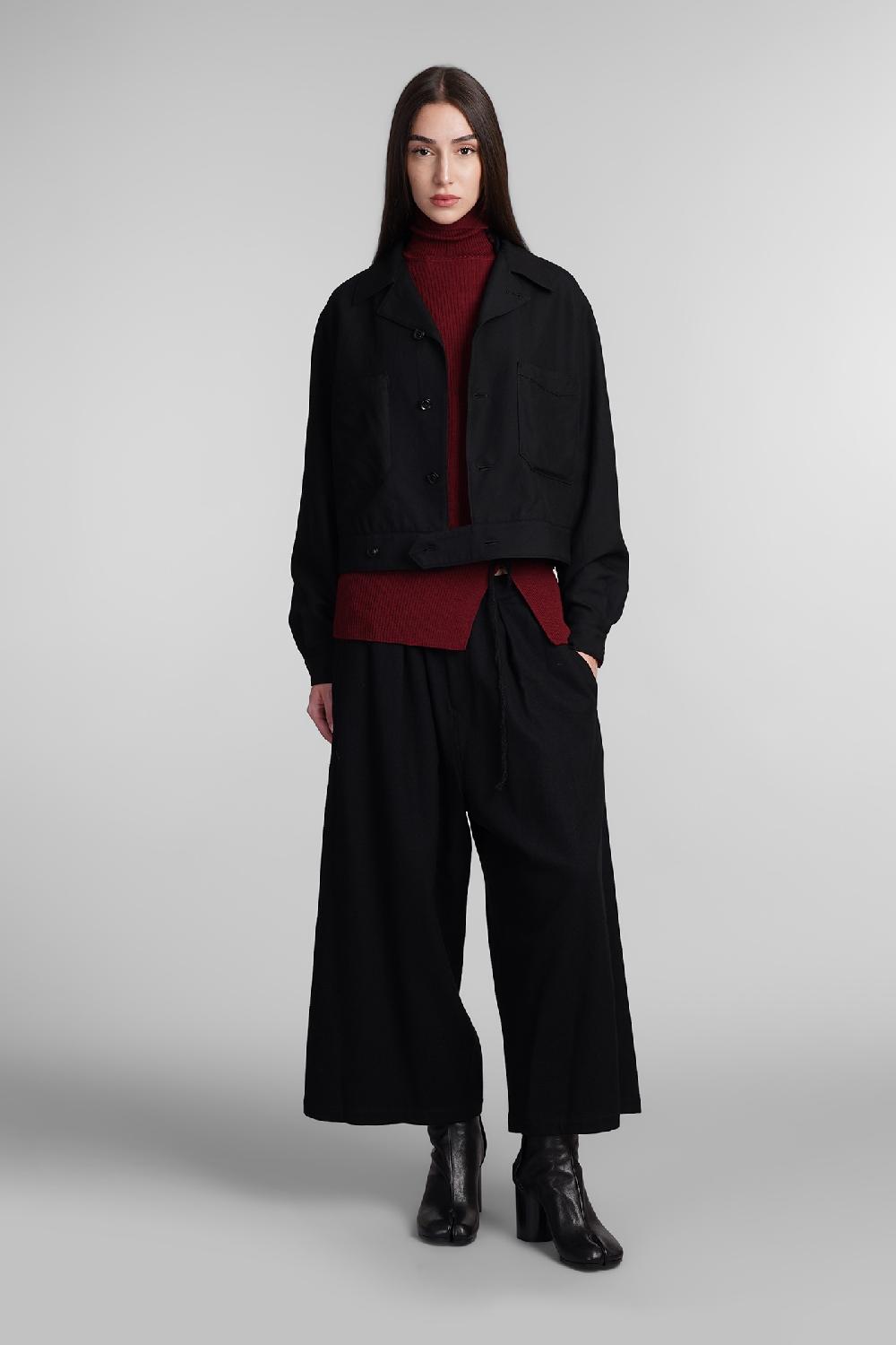 Deliberti Ys Yohji Yamamoto Giacca Casual In Rayon Nero Cod. 405578 - Deliberti The Luxury Shopping