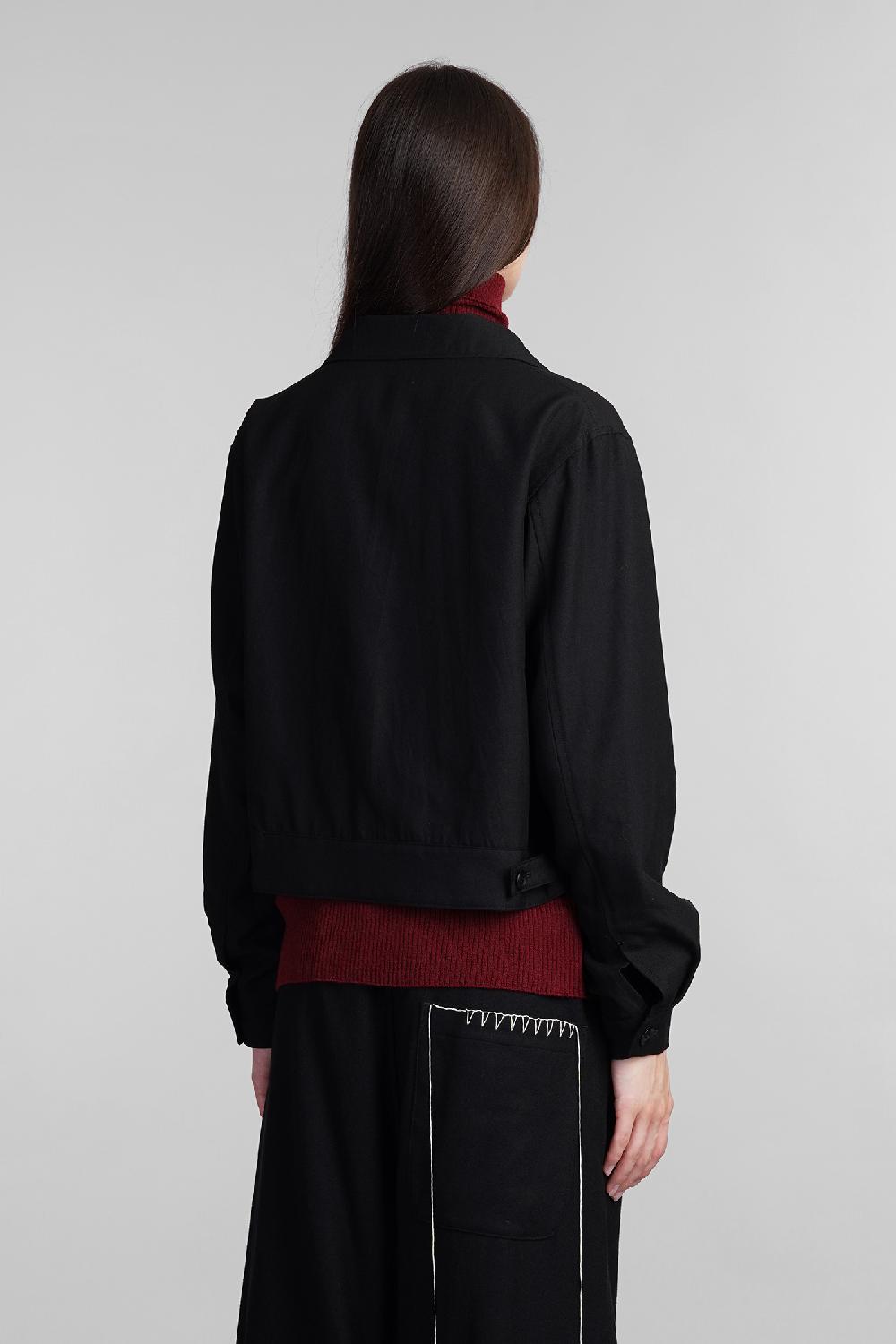 Deliberti Ys Yohji Yamamoto Giacca Casual In Rayon Nero Cod. 405578 - Deliberti The Luxury Shopping