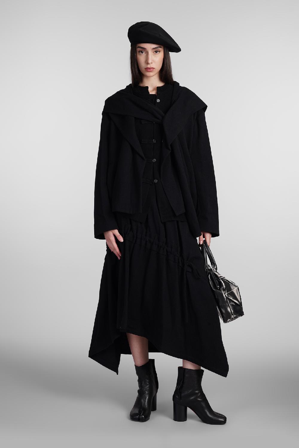 Deliberti Ys Yohji Yamamoto Gonna In Lana Nera Cod. 408171 - Deliberti The Luxury Shopping