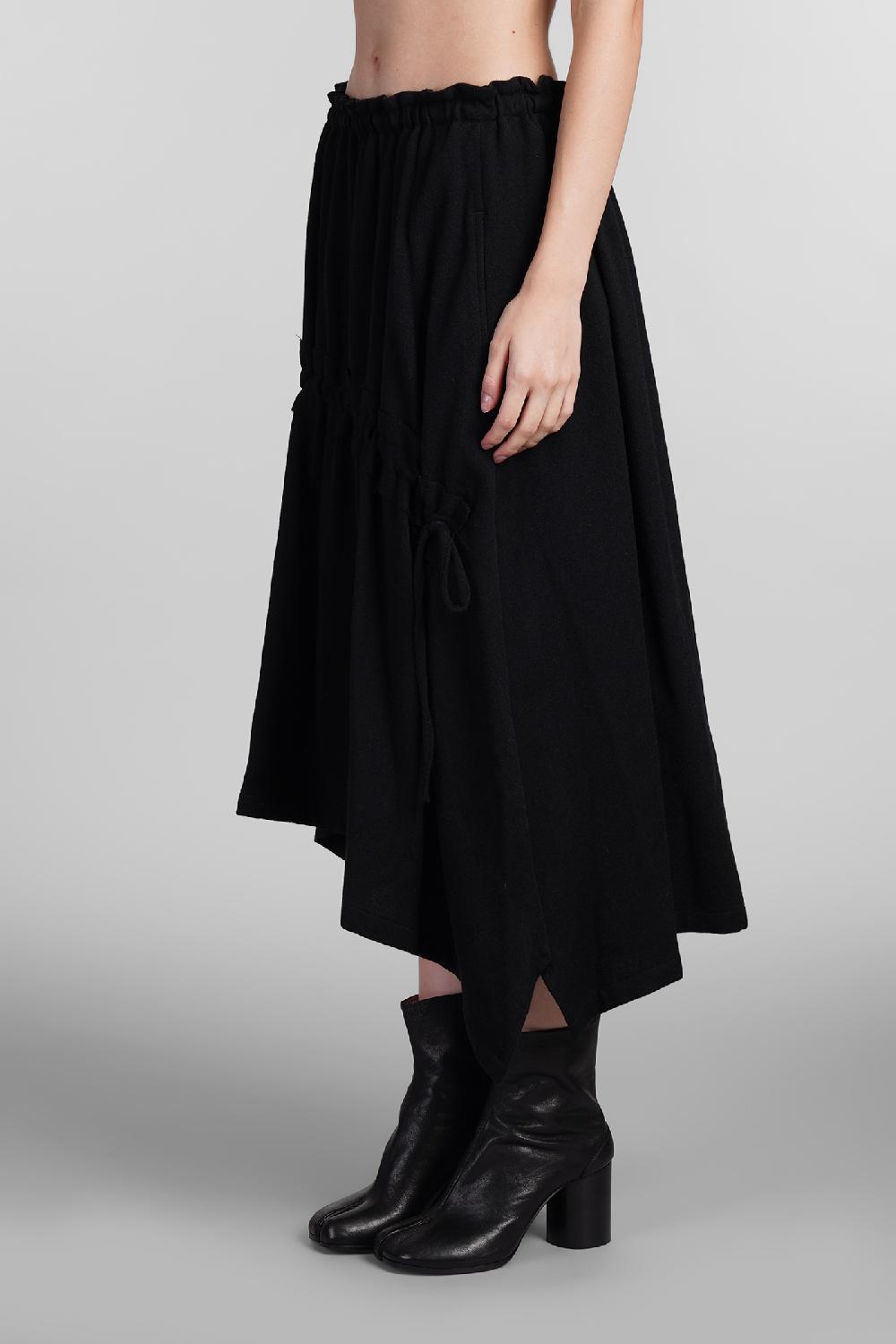 Deliberti Ys Yohji Yamamoto Gonna In Lana Nera Cod. 408171 - Deliberti The Luxury Shopping