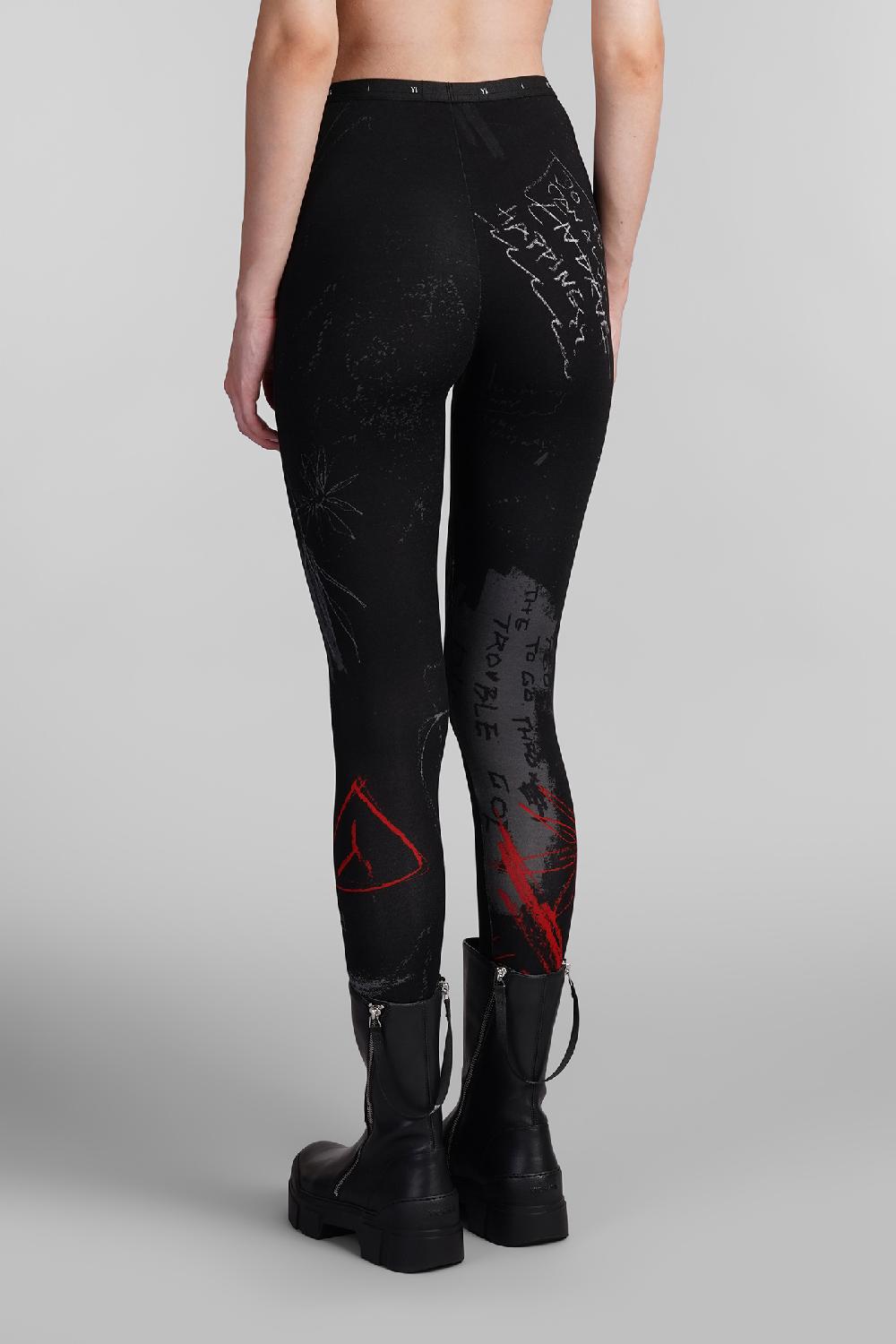 Deliberti Ys Yohji Yamamoto Leggings In Rayon Nero Cod. 405576 - Deliberti The Luxury Shopping