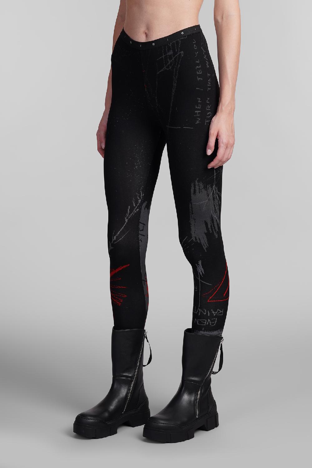 Deliberti Ys Yohji Yamamoto Leggings In Rayon Nero Cod. 405576 - Deliberti The Luxury Shopping