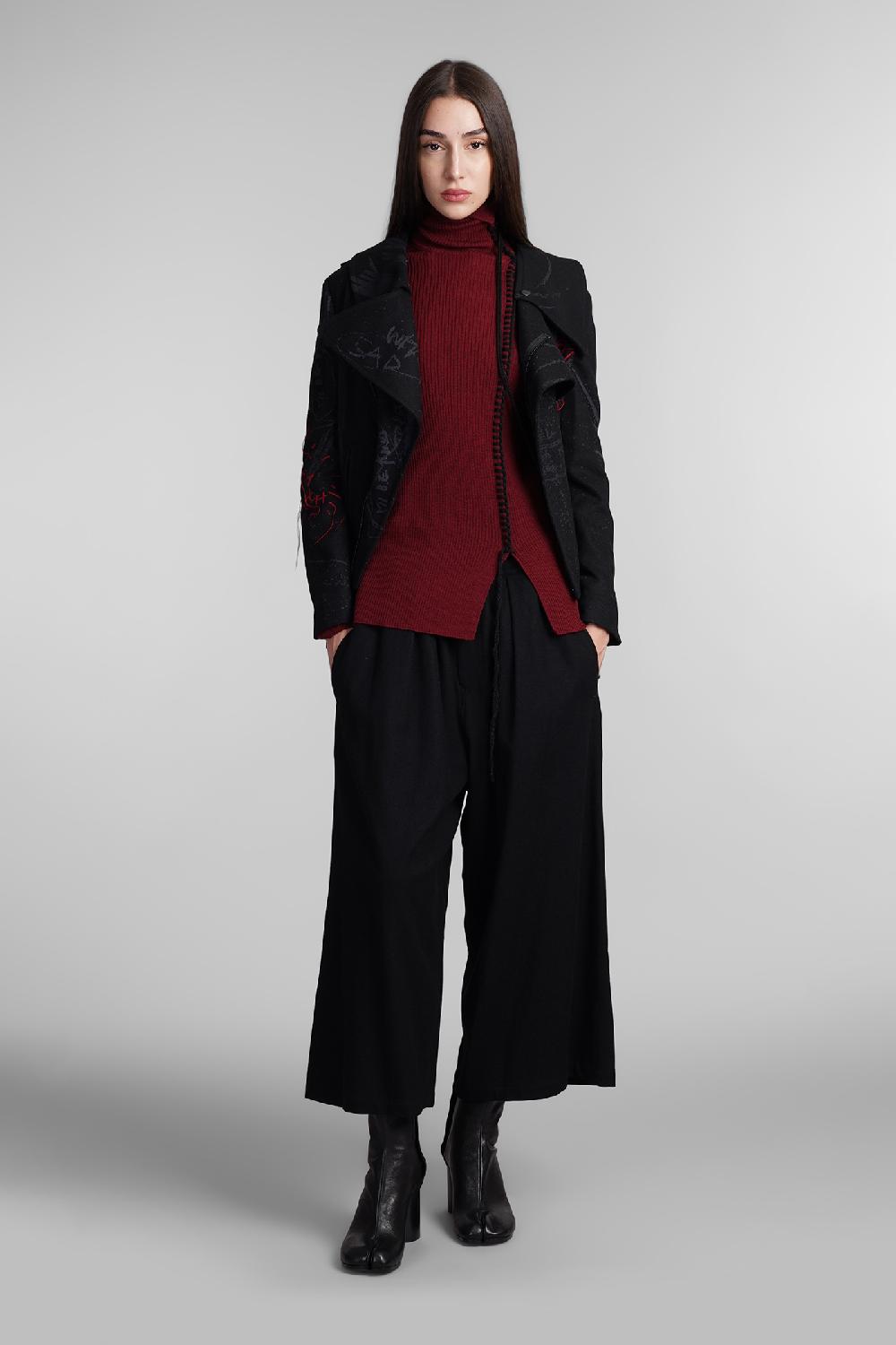 Deliberti Ys Yohji Yamamoto Maglia In Lana Bordeaux Cod. 406132 - Deliberti The Luxury Shopping