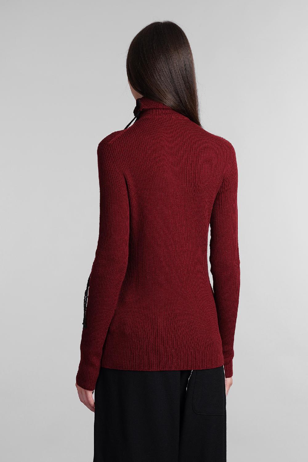 Deliberti Ys Yohji Yamamoto Maglia In Lana Bordeaux Cod. 406132 - Deliberti The Luxury Shopping