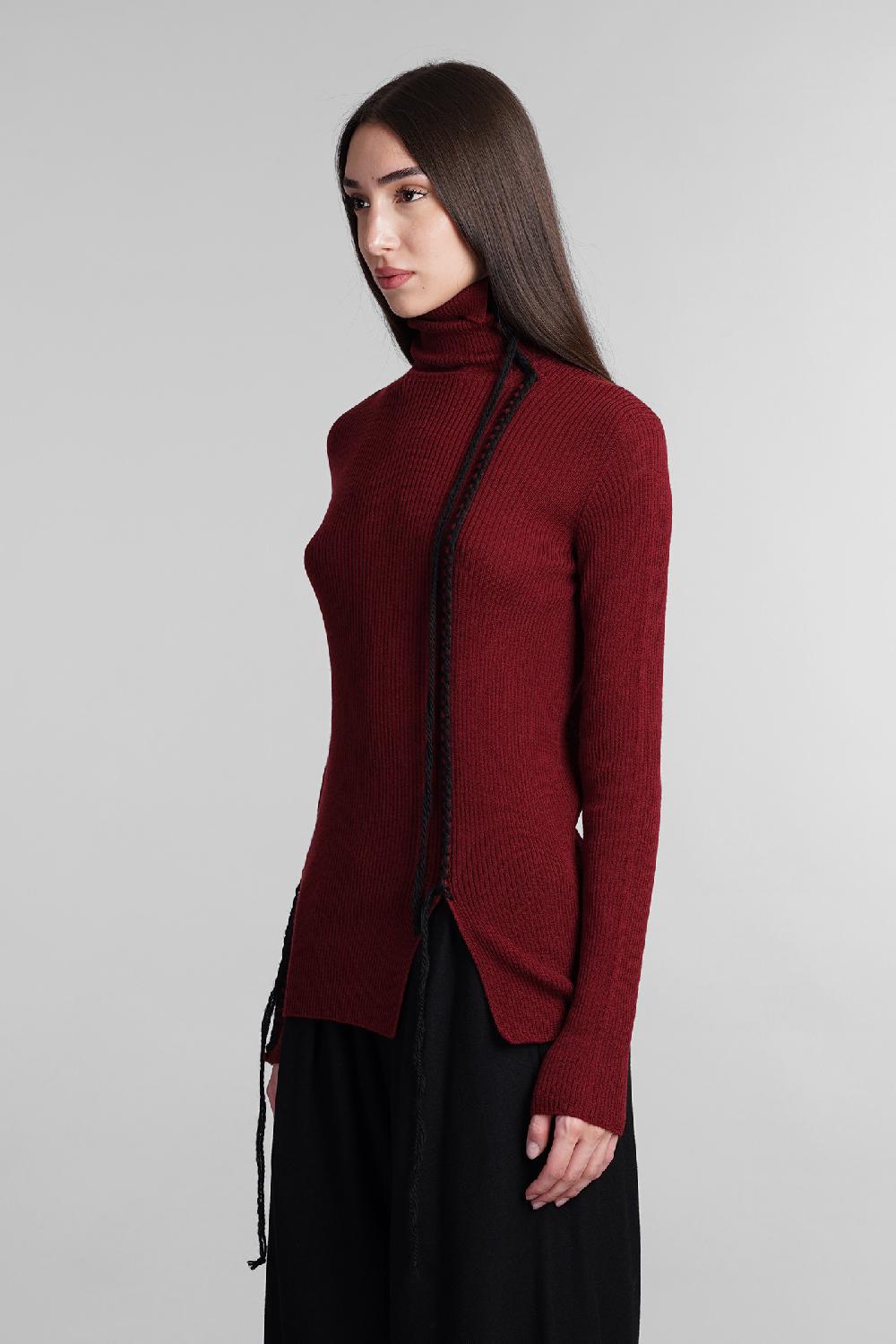 Deliberti Ys Yohji Yamamoto Maglia In Lana Bordeaux Cod. 406132 - Deliberti The Luxury Shopping