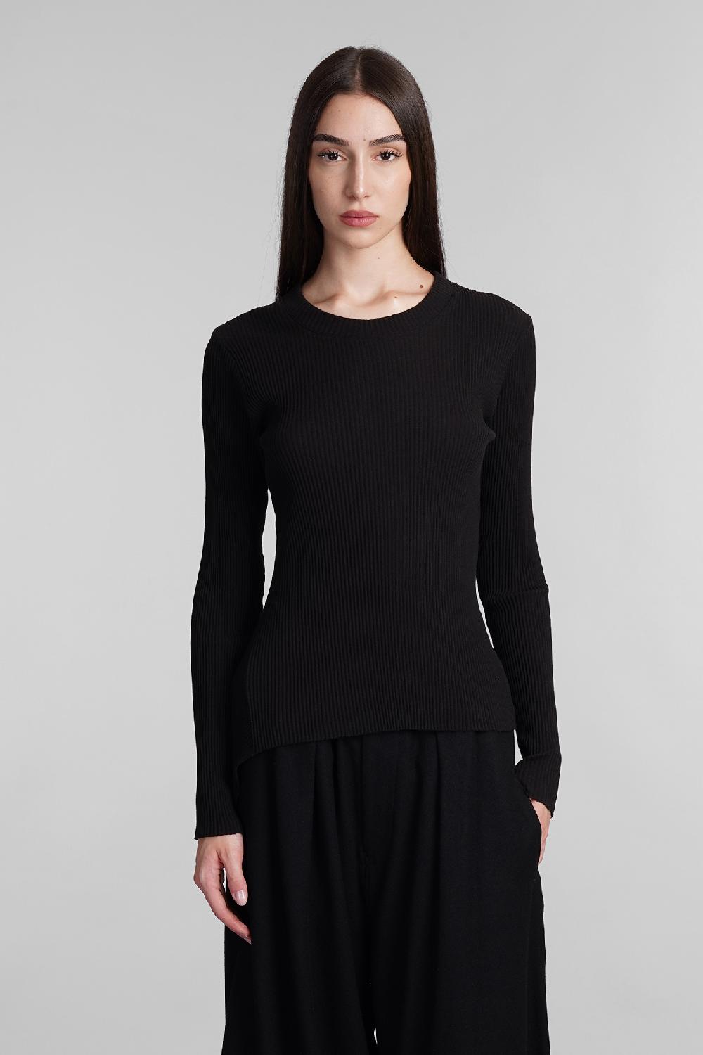 Deliberti Ys Yohji Yamamoto Maglia in lana nera cod. 406134 - Deliberti The Luxury Shopping