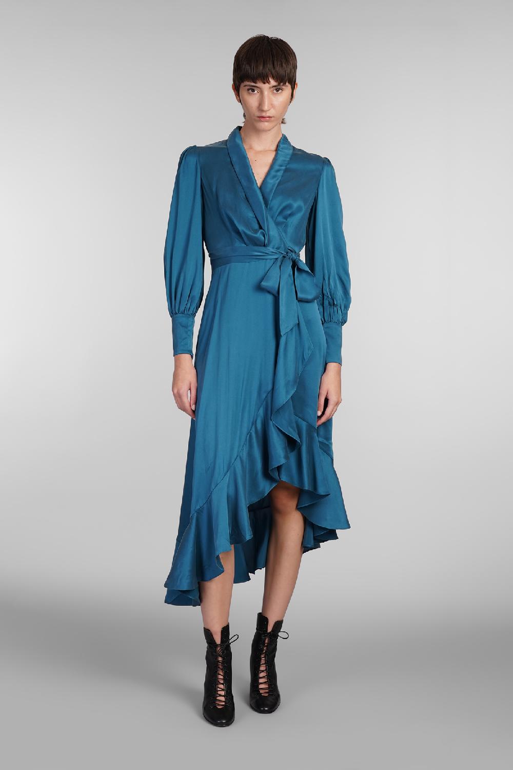 Deliberti Zimmermann Abito in seta blu cod. 407189 - Deliberti The Luxury Shopping