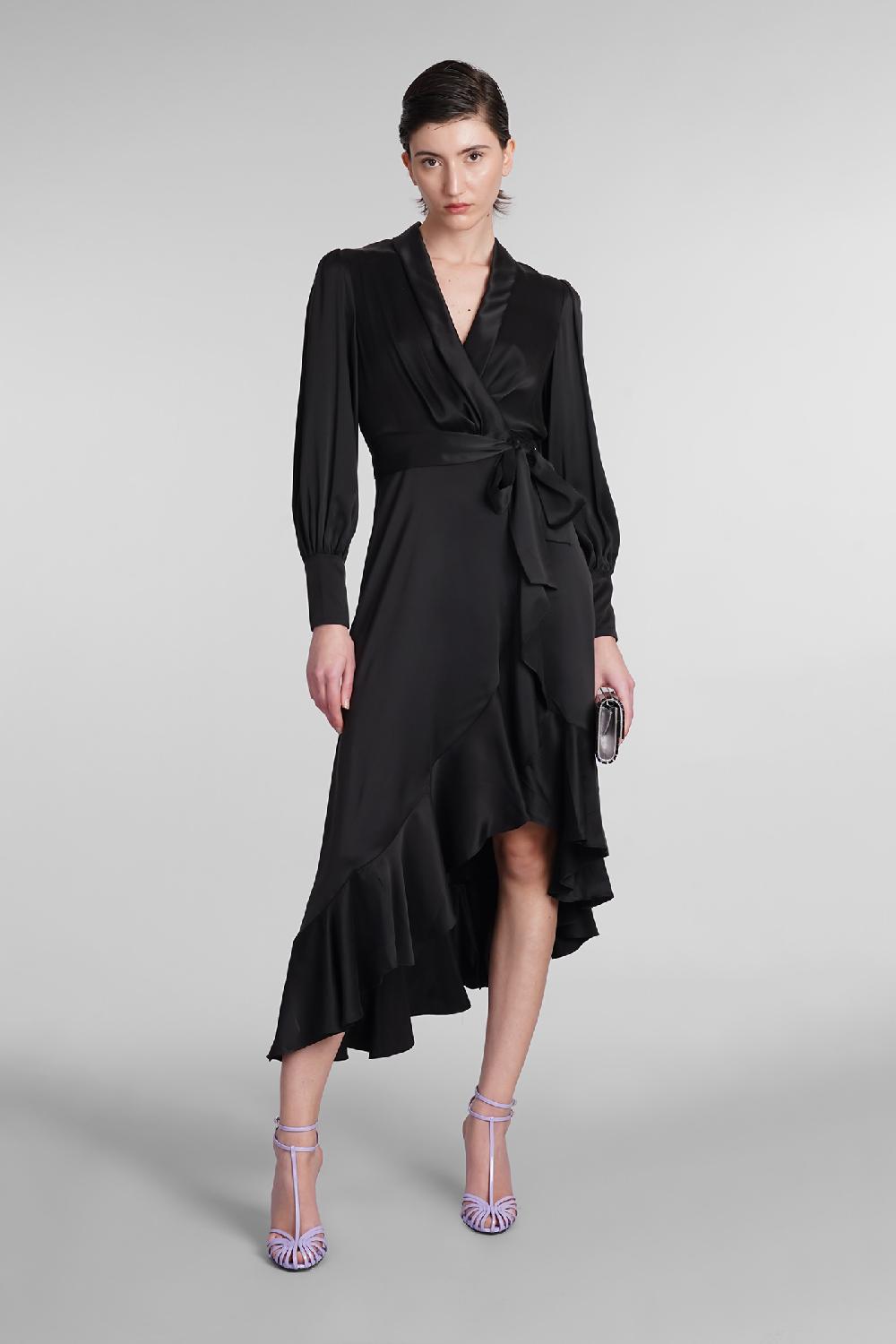 Deliberti Zimmermann Abito In Seta Nera Cod. 399419 - Deliberti The Luxury Shopping