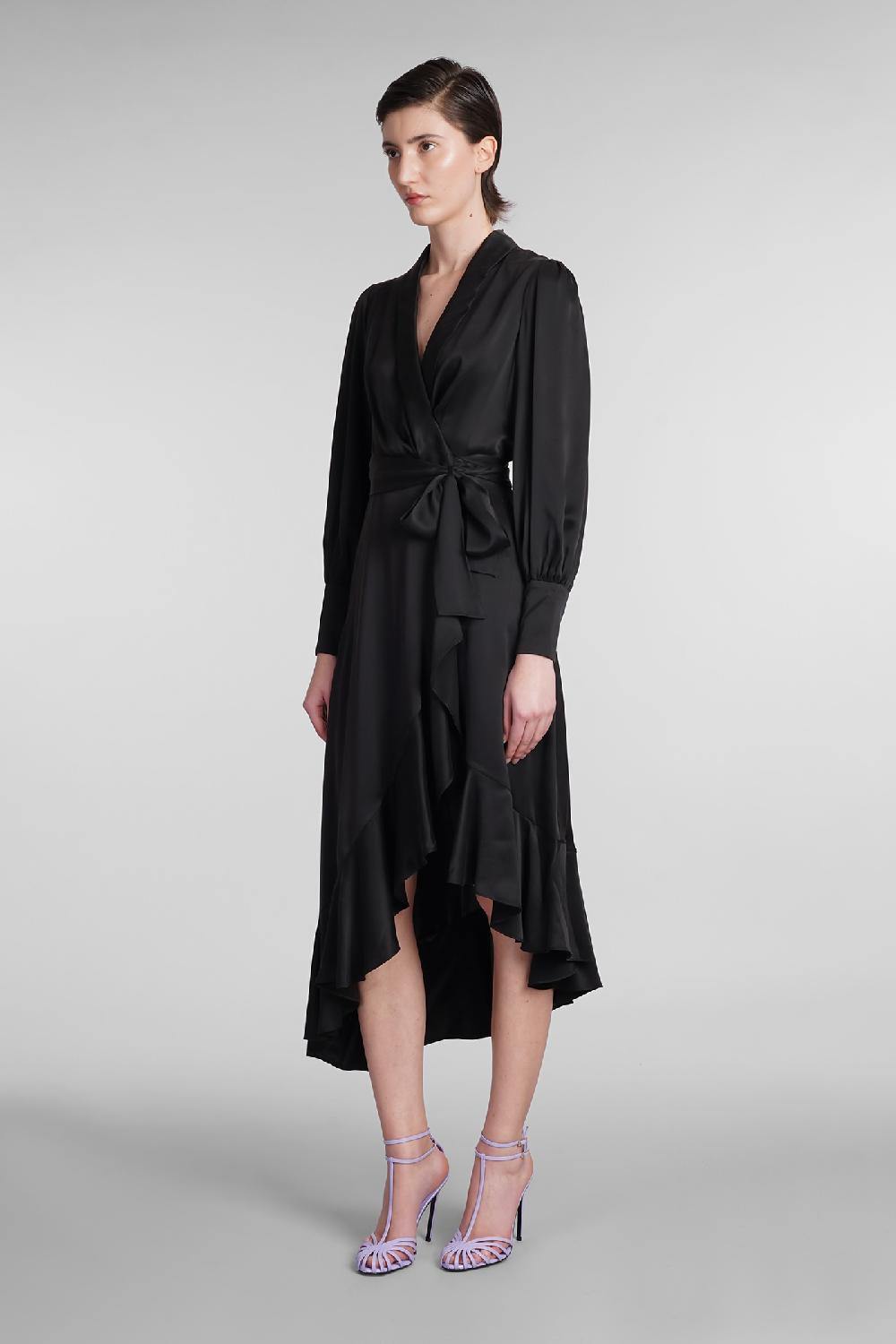 Deliberti Zimmermann Abito In Seta Nera Cod. 399419 - Deliberti The Luxury Shopping