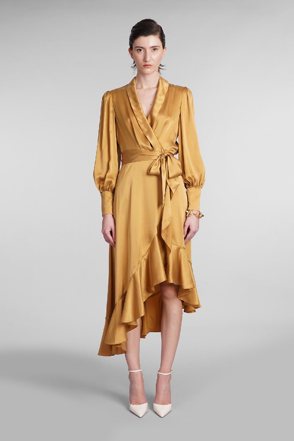 Deliberti Zimmermann Abito in seta oro cod. 399458 - Deliberti The Luxury Shopping