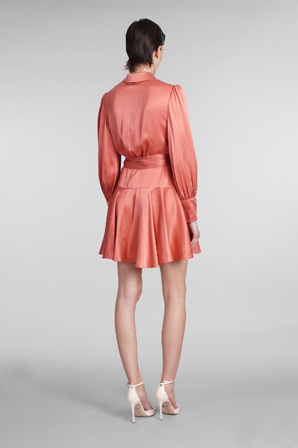 Deliberti Zimmermann Abito In Seta Rosa Cod. 399462 - Deliberti The Luxury Shopping