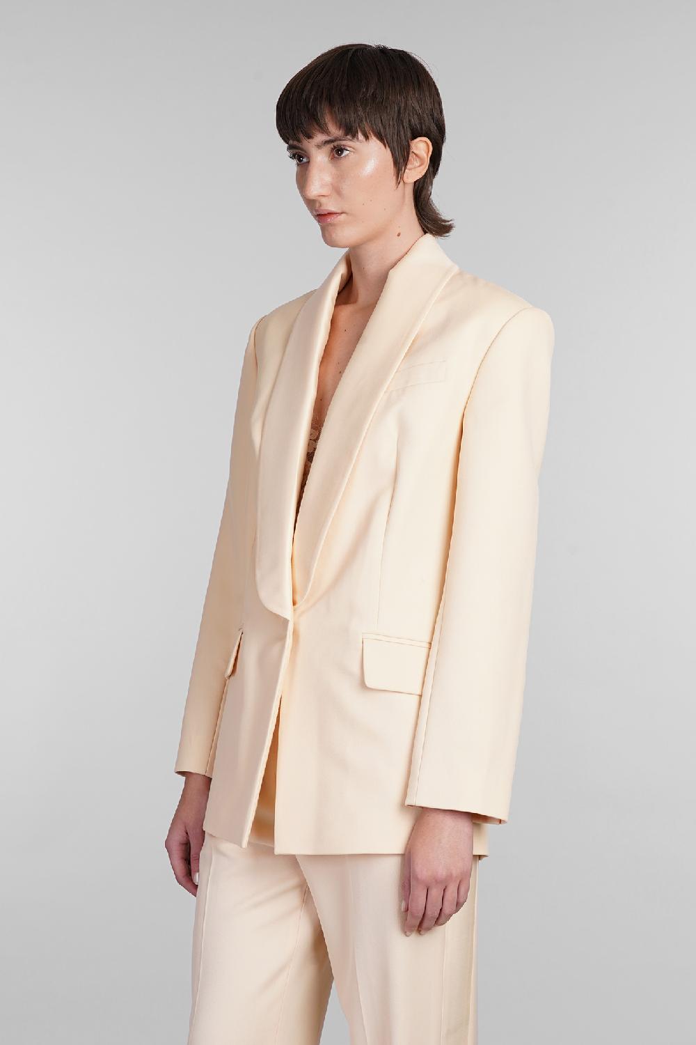 Deliberti Zimmermann Blazer In Lana Beige Cod. 407167 - Deliberti The Luxury Shopping