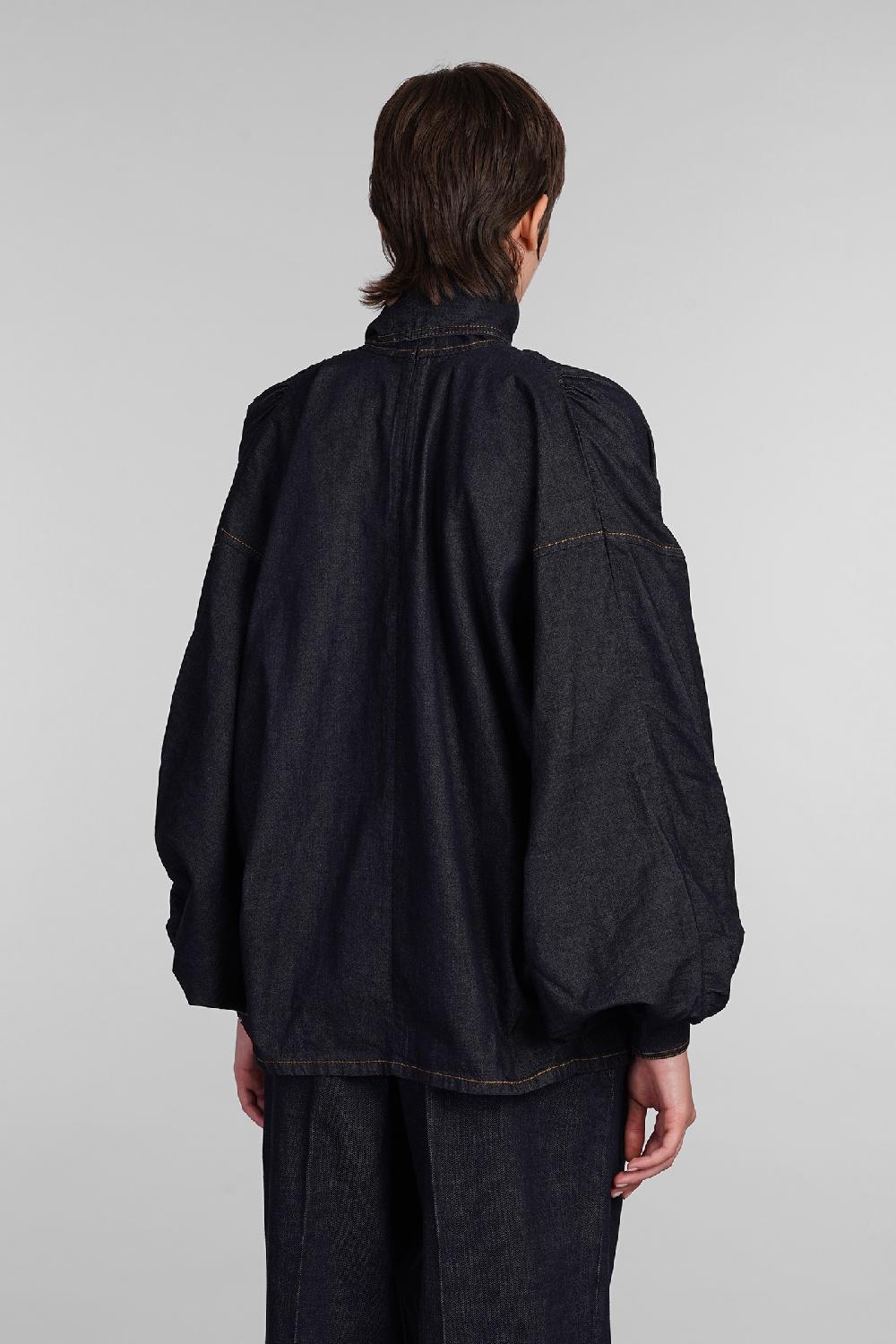 Deliberti Zimmermann Blusa In Cotone Blu Cod. 407170 - Deliberti The Luxury Shopping