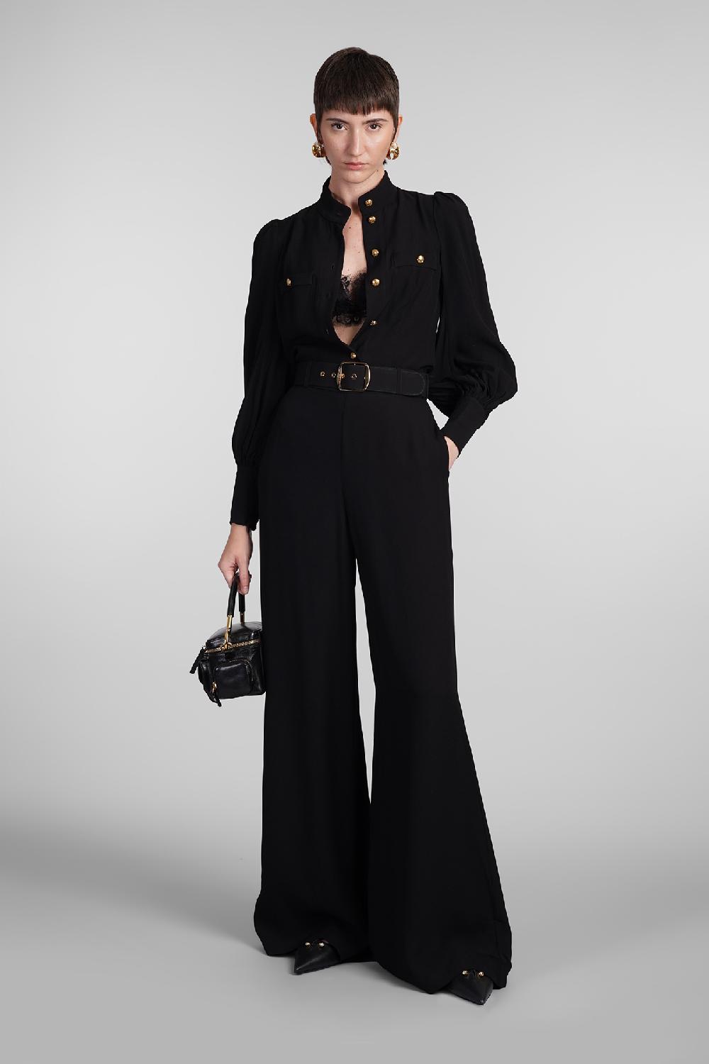 Deliberti Zimmermann Blusa In Viscosa Nera Cod. 407178 - Deliberti The Luxury Shopping