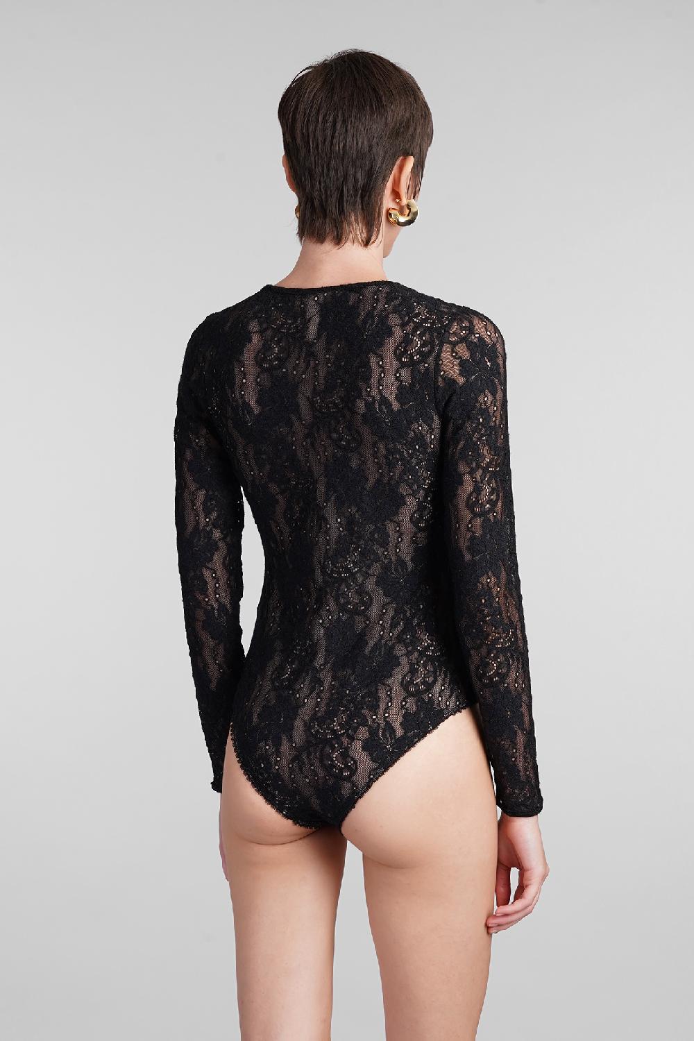 Deliberti Zimmermann Body In Poliammide Nera Cod. 407192 - Deliberti The Luxury Shopping