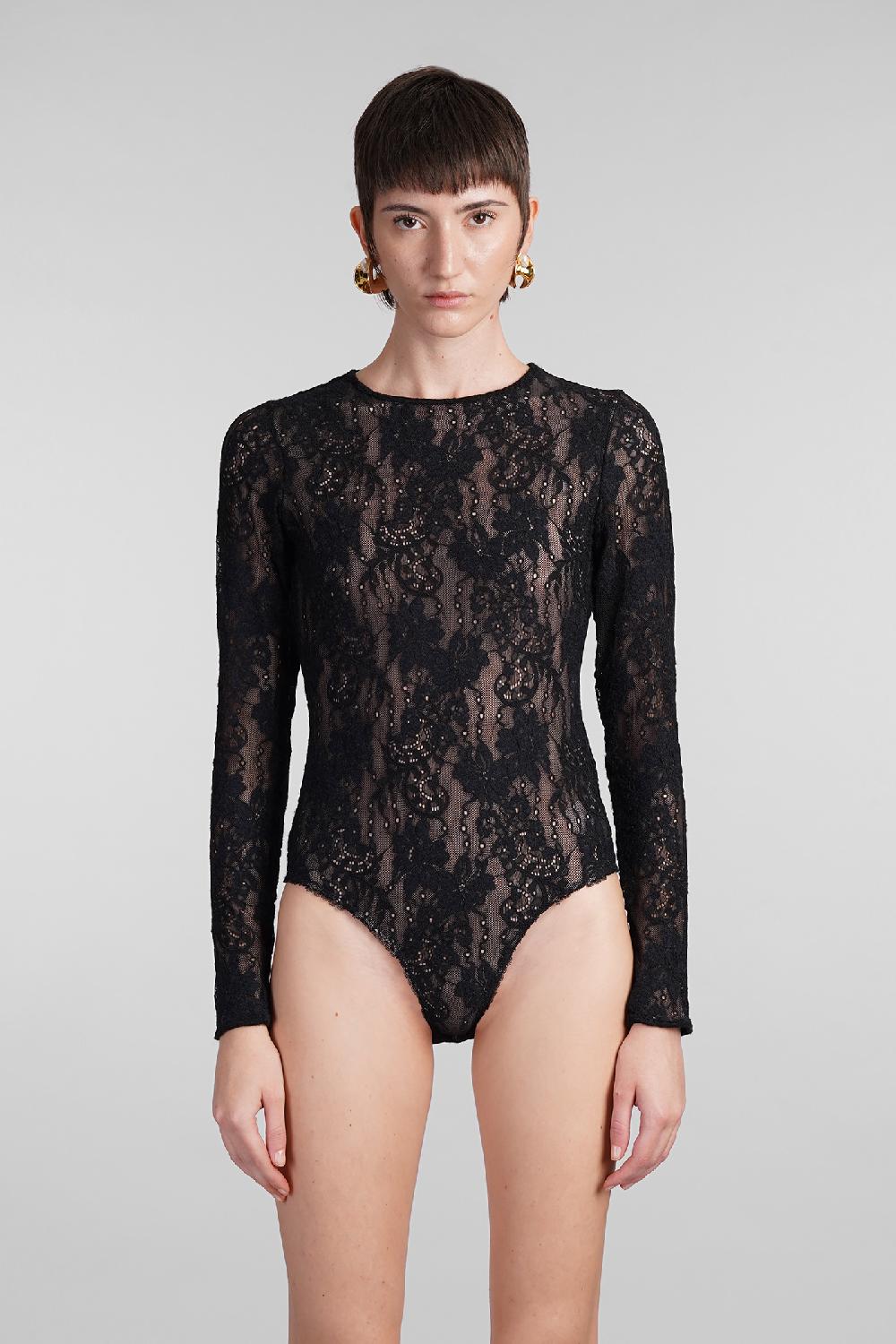 Deliberti Zimmermann Body in poliammide nera cod. 407192 - Deliberti The Luxury Shopping