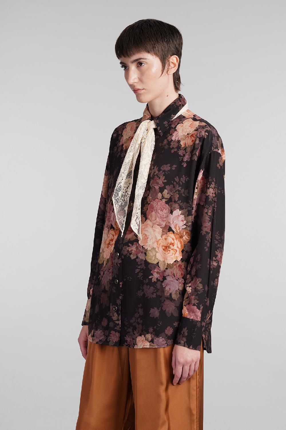 Deliberti Zimmermann Camicia In Seta Nera Cod. 407176 - Deliberti The Luxury Shopping