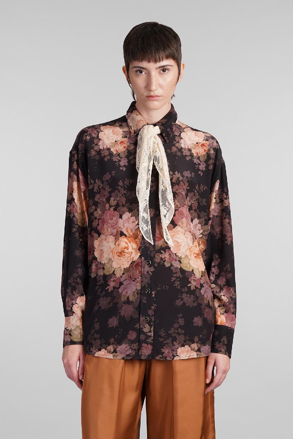 Deliberti Zimmermann Camicia in seta nera cod. 407176 - Deliberti The Luxury Shopping