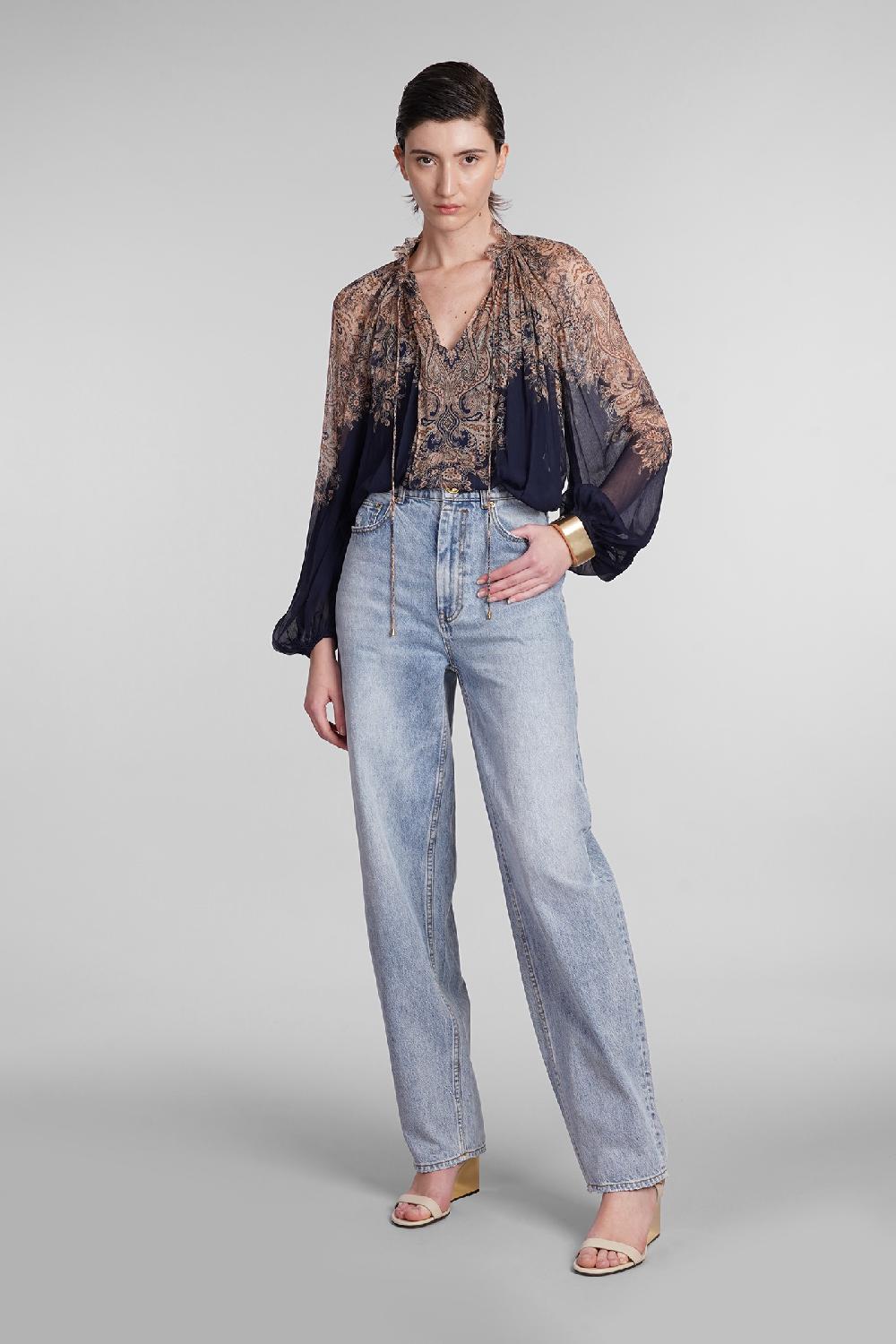 Deliberti Zimmermann Jeans In Denim Blu Cod. 399465 - Deliberti The Luxury Shopping