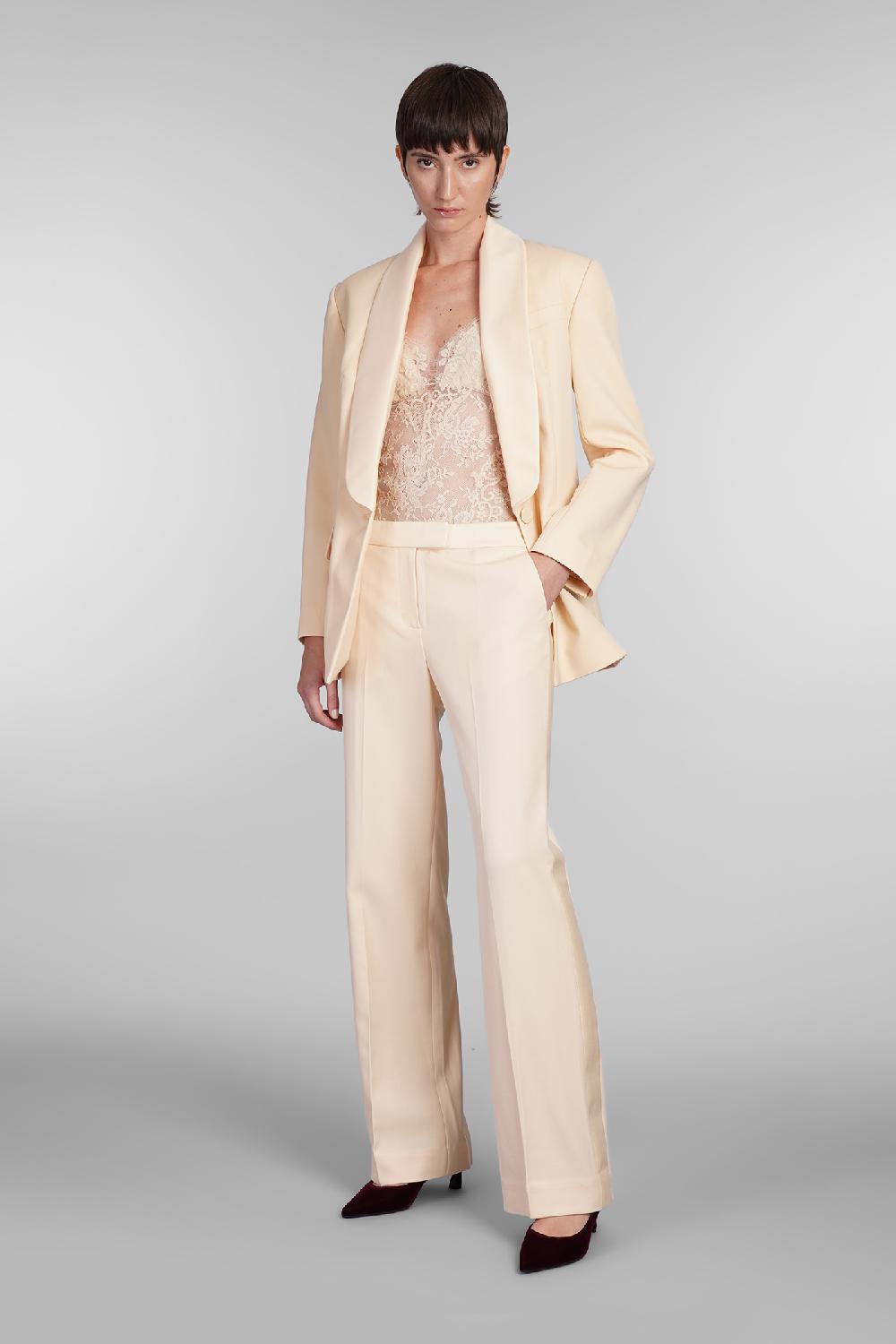 Deliberti Zimmermann Pantalone In Lana Beige Cod. 407168 - Deliberti The Luxury Shopping